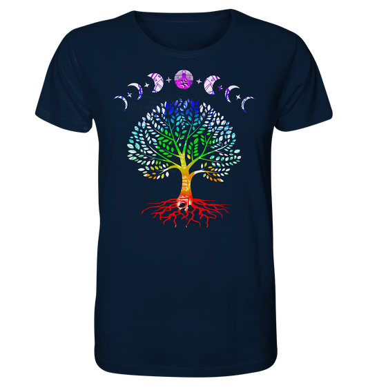 Lebensbaum + Mondphasen - Organic Shirt