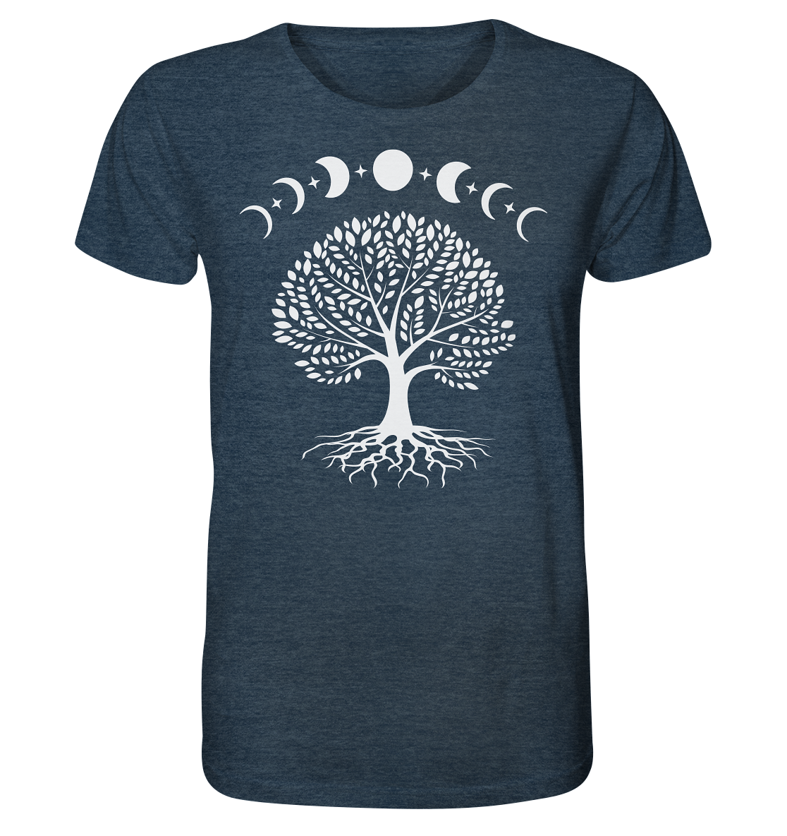 Mondphasen Lebensbaum - Organic Shirt