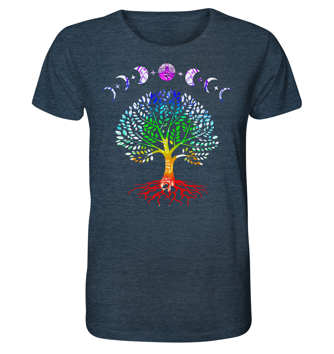 Lebensbaum + Mondphasen - Organic Shirt