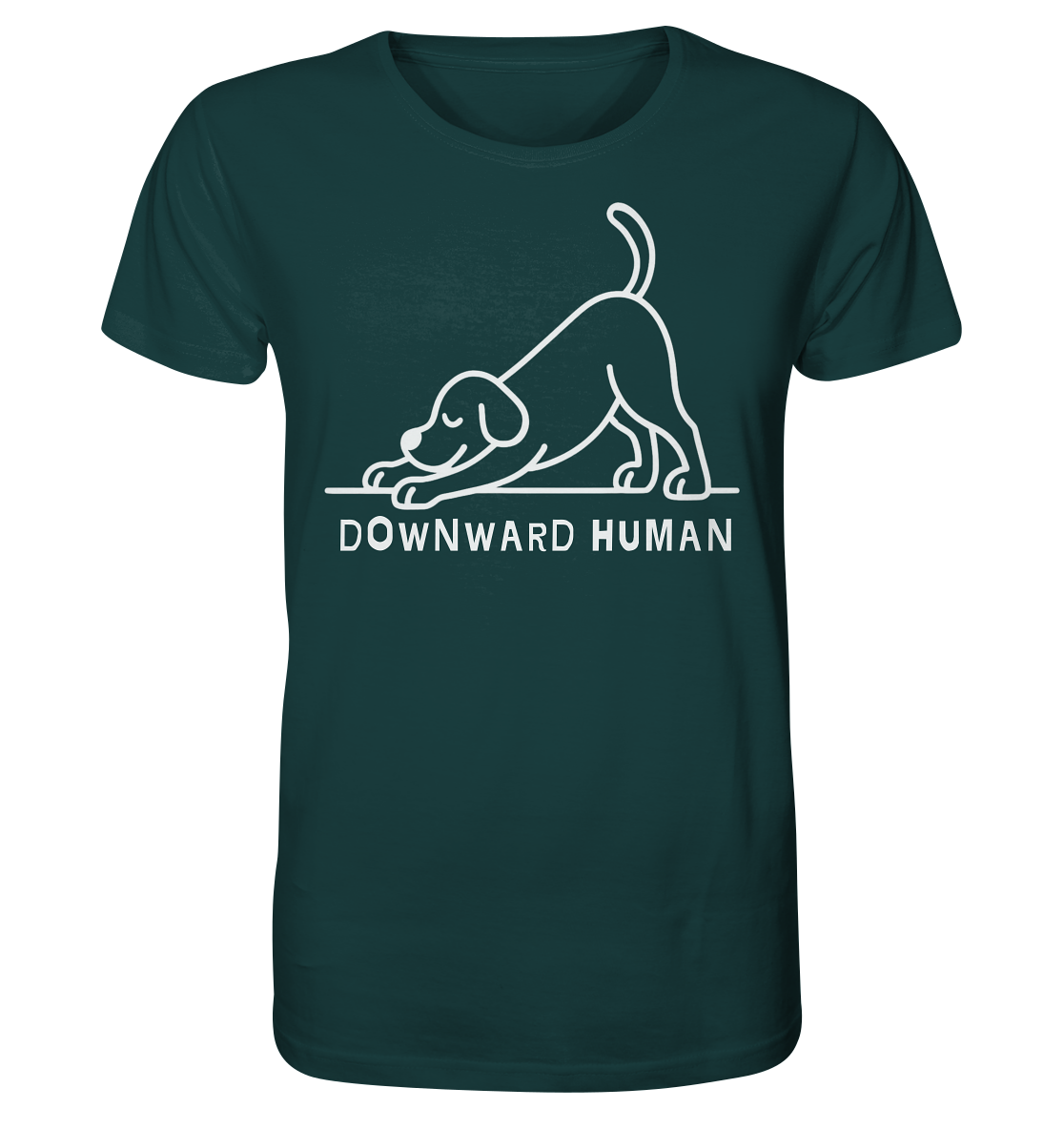 Downward Human Yoga Dog - Organic Shirt