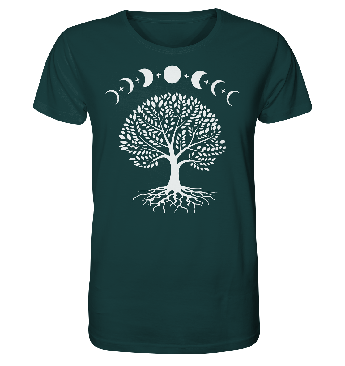 Mondphasen Lebensbaum - Organic Shirt