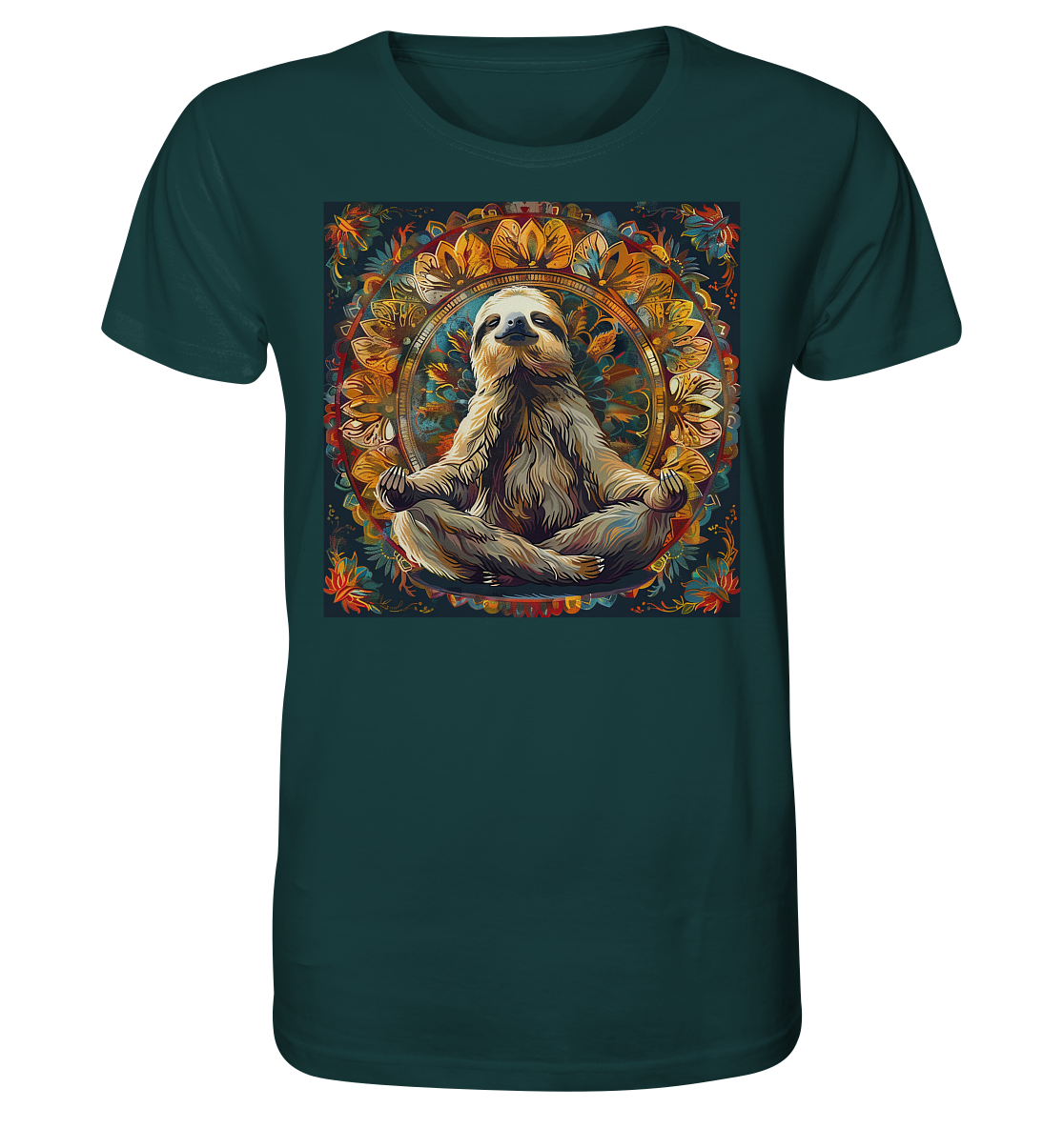Meditierendes Faultier - Organic Shirt
