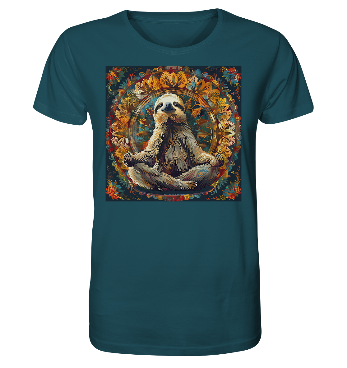 Meditierendes Faultier - Organic Shirt
