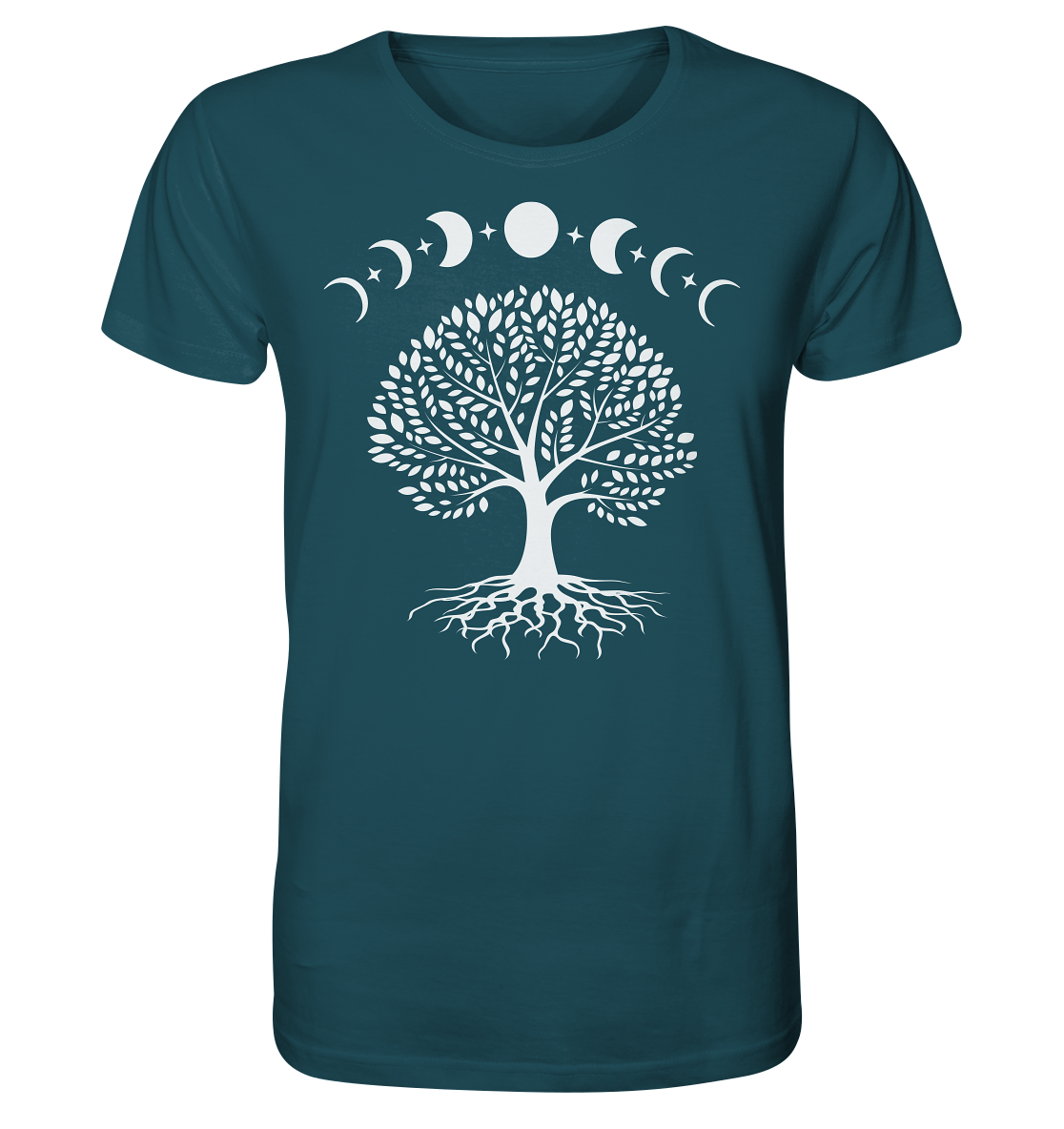 Mondphasen Lebensbaum - Organic Shirt