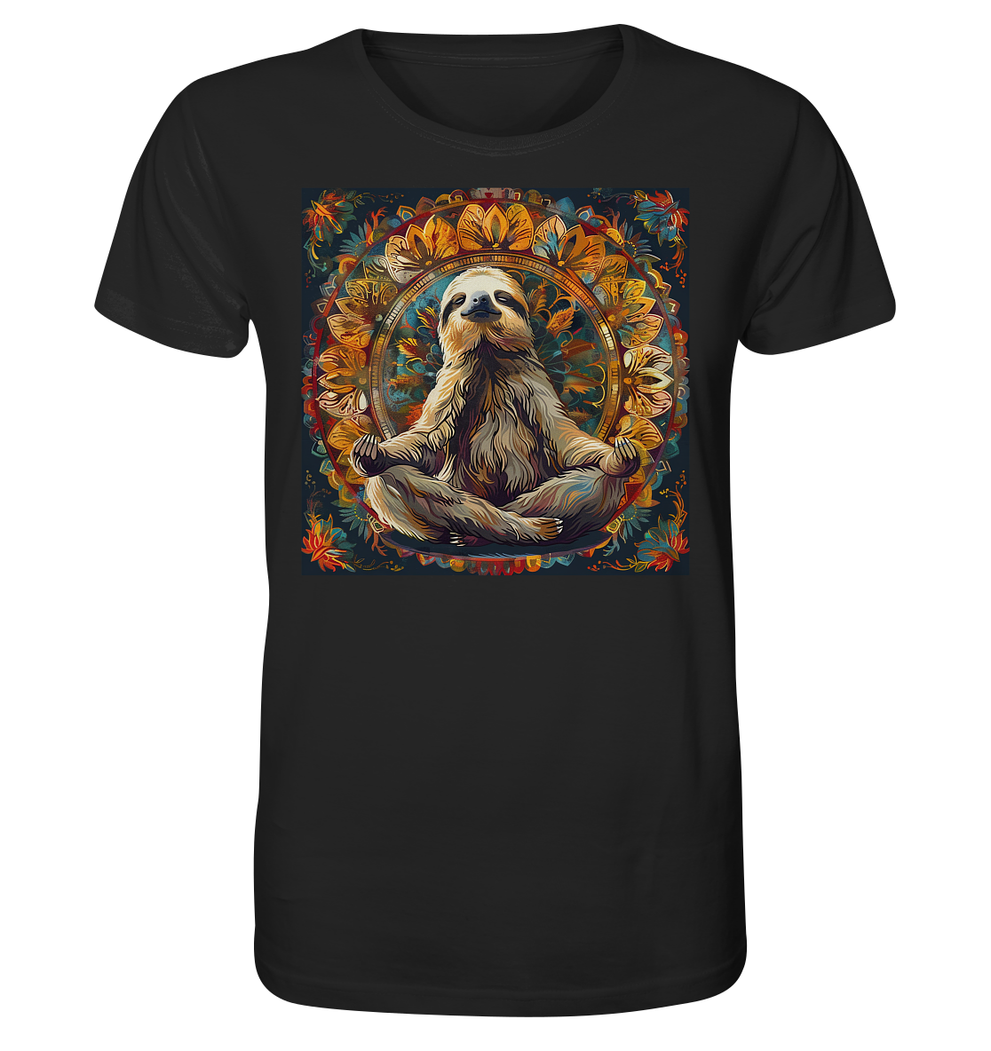 Meditierendes Faultier - Organic Shirt