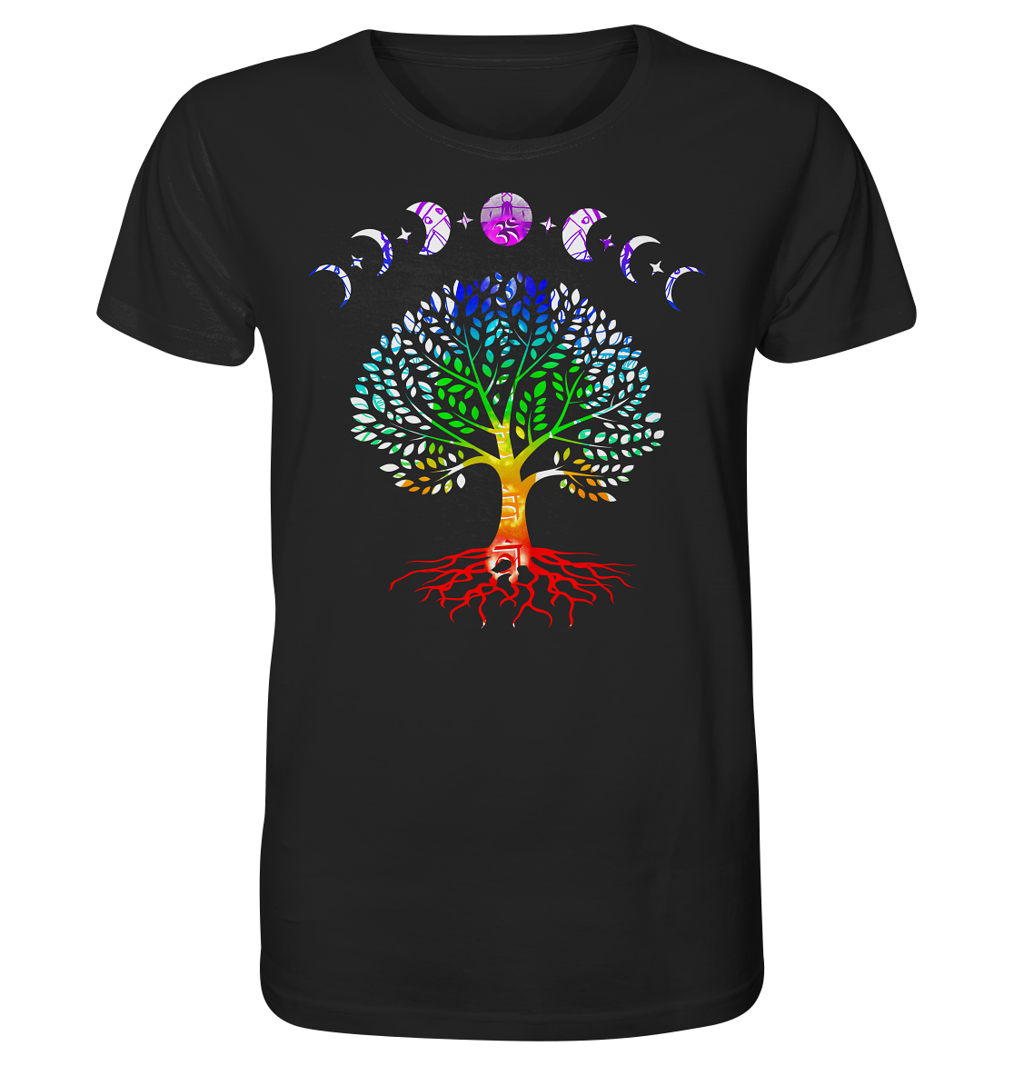 Lebensbaum + Mondphasen - Organic Shirt