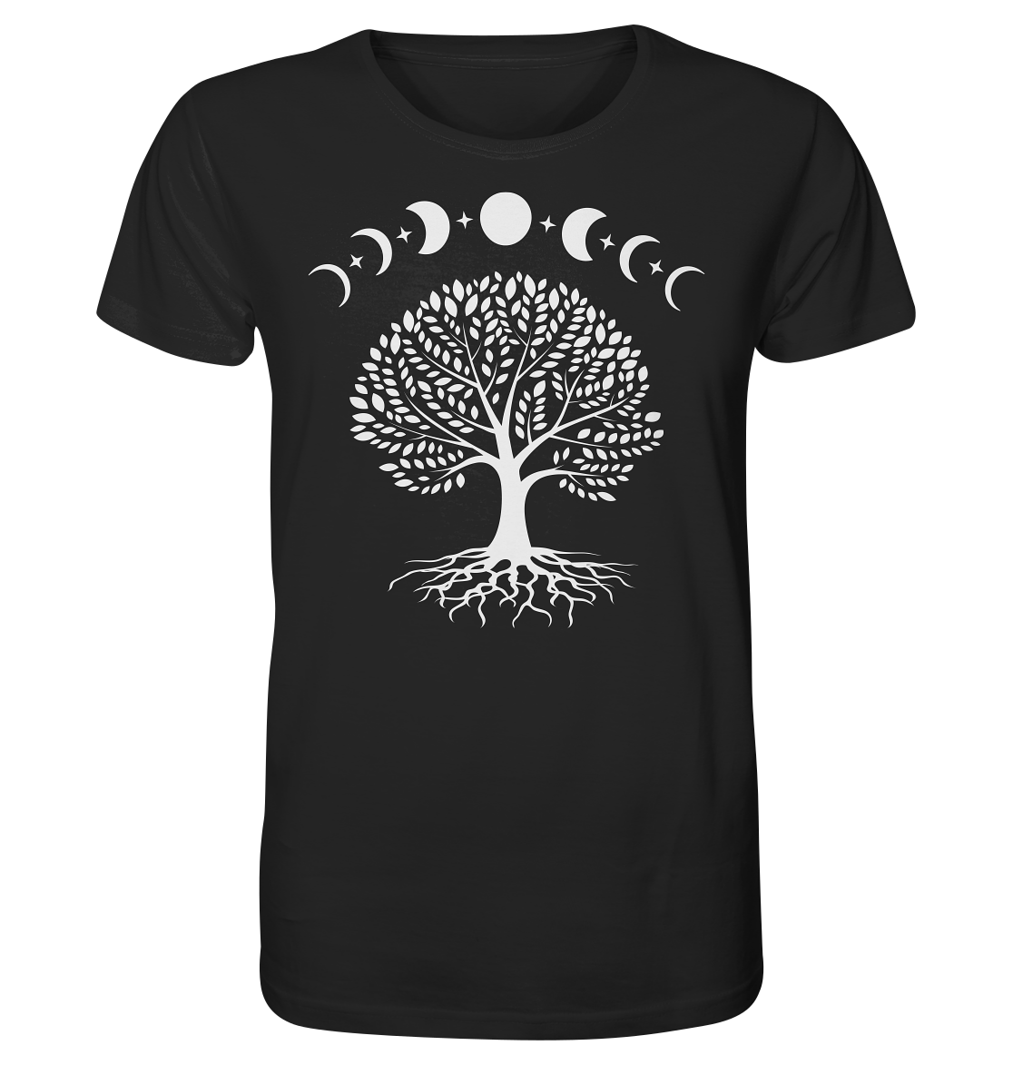 Mondphasen Lebensbaum - Organic Shirt
