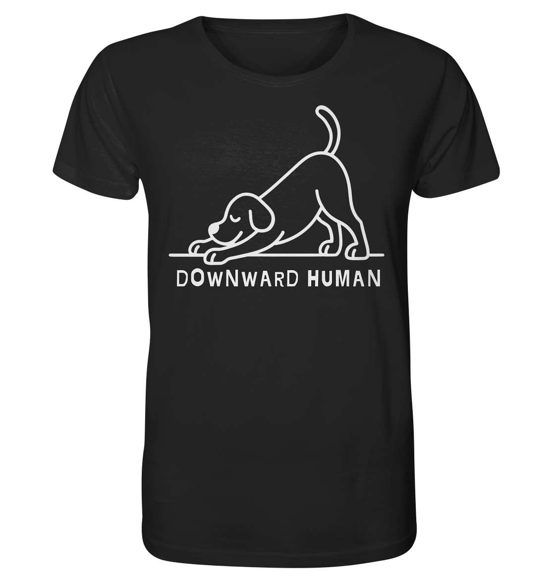 Downward Human Yoga Dog - Organic Shirt