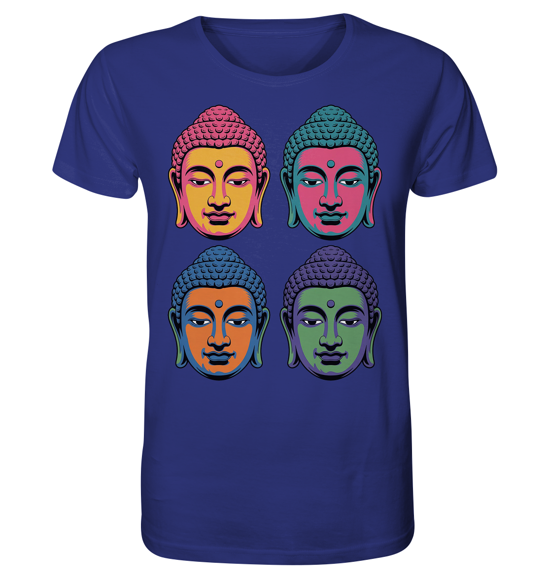 Buddha Köpfe Pop Art - Organic Shirt