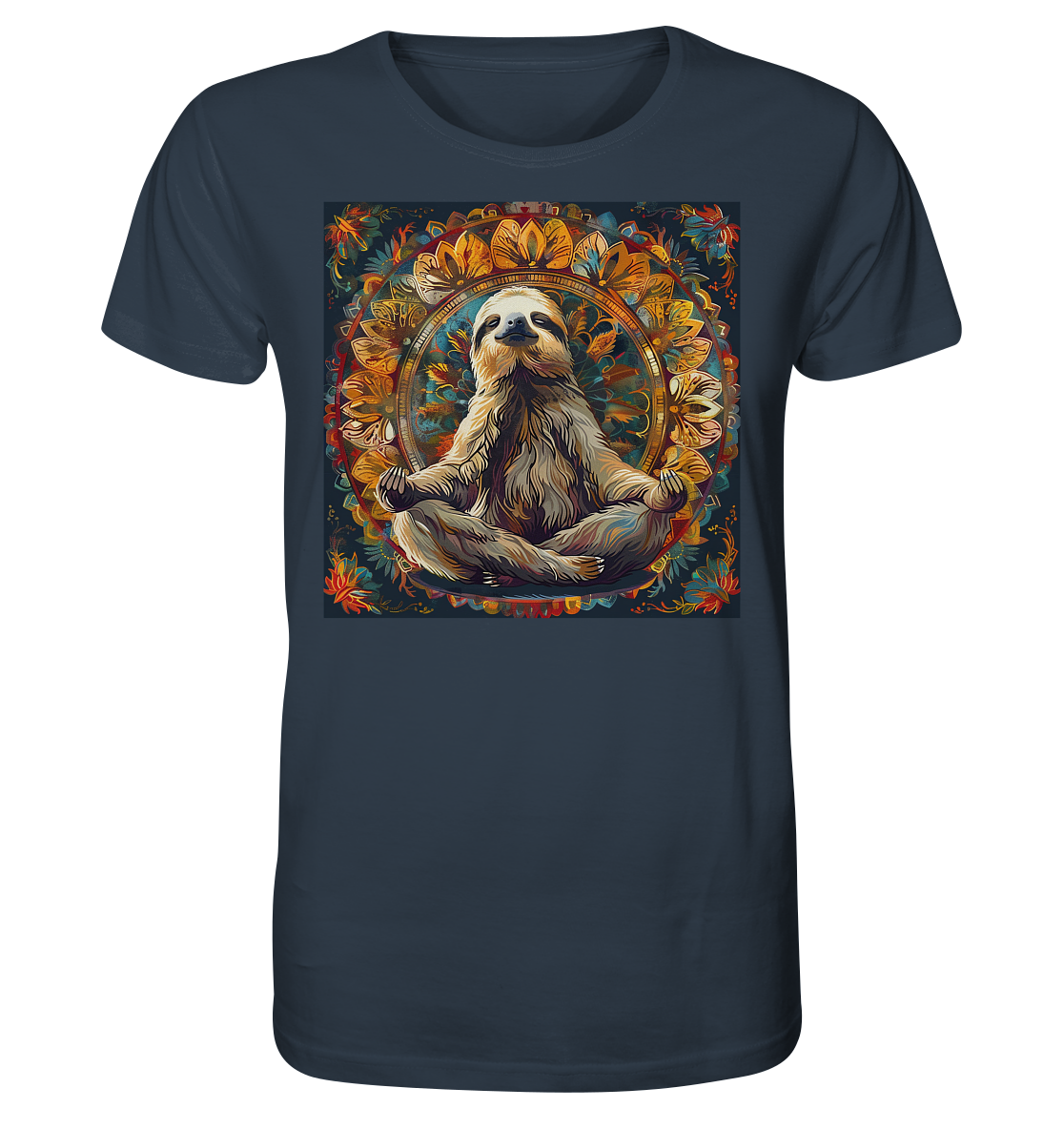 Meditierendes Faultier - Organic Shirt