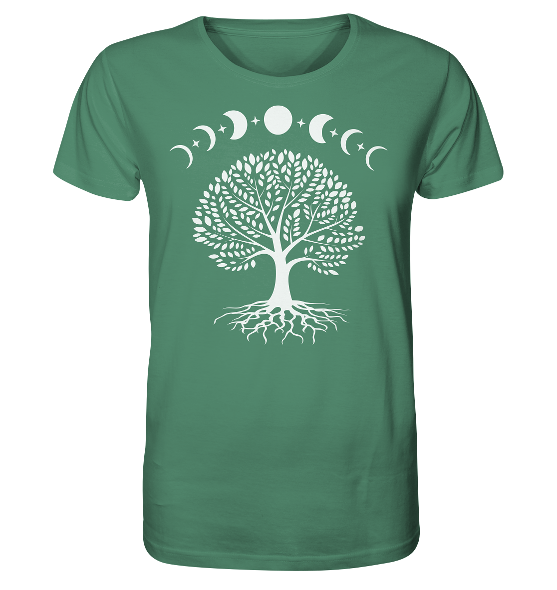 Mondphasen Lebensbaum - Organic Shirt