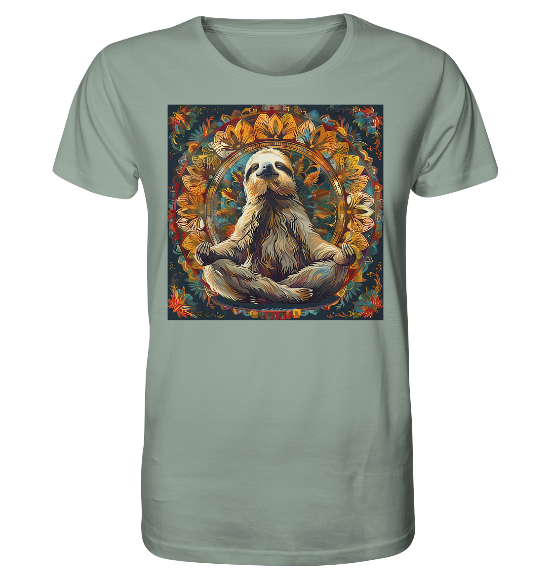 Meditierendes Faultier - Organic Shirt