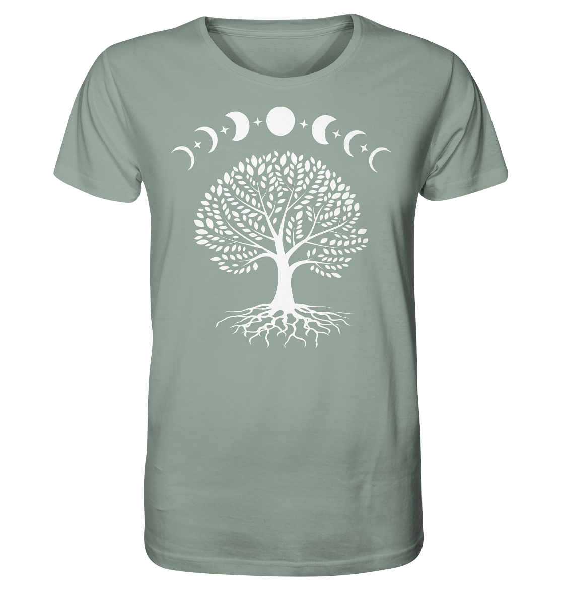Mondphasen Lebensbaum - Organic Shirt