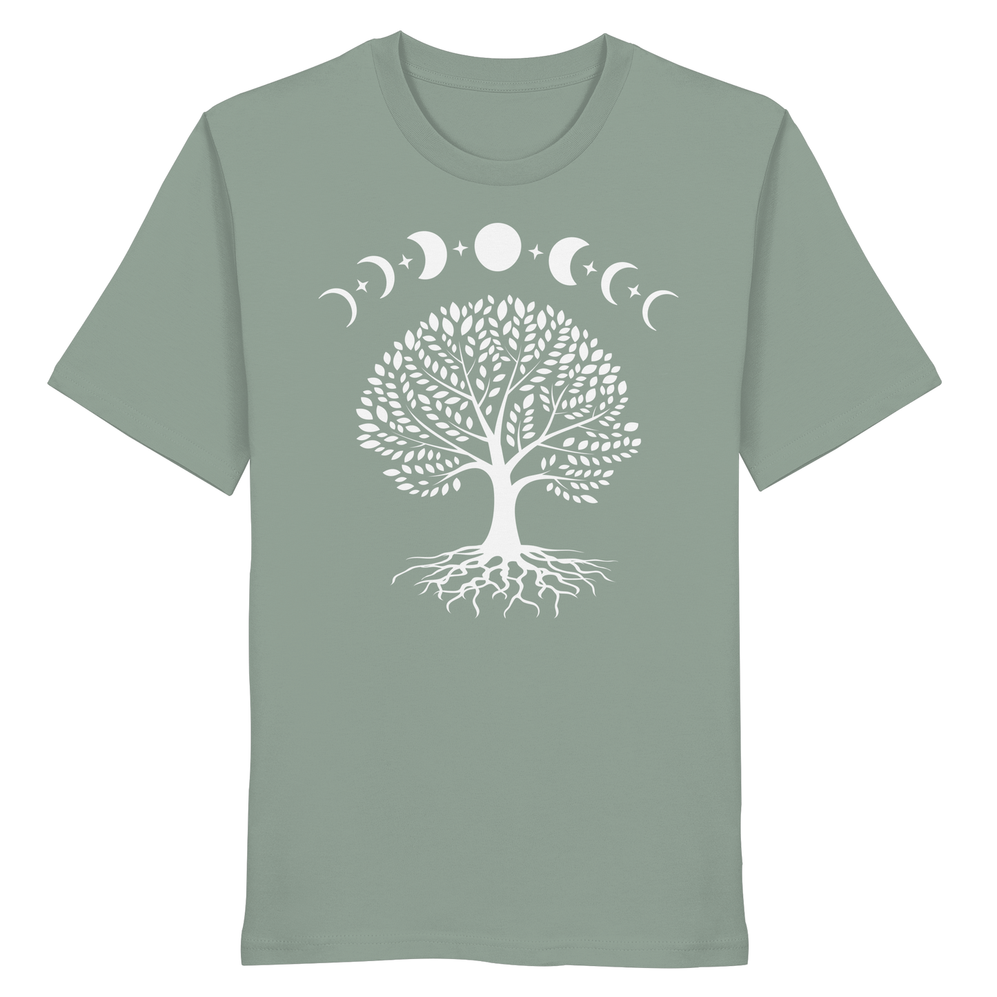 Mondphasen Lebensbaum - Organic Shirt