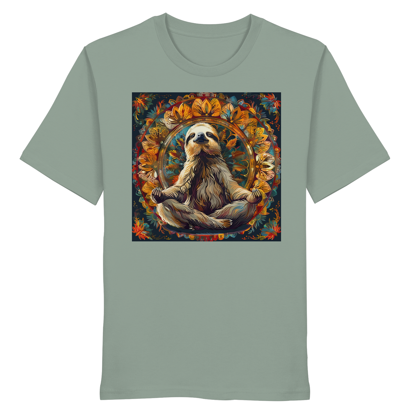 Meditierendes Faultier - Organic Shirt