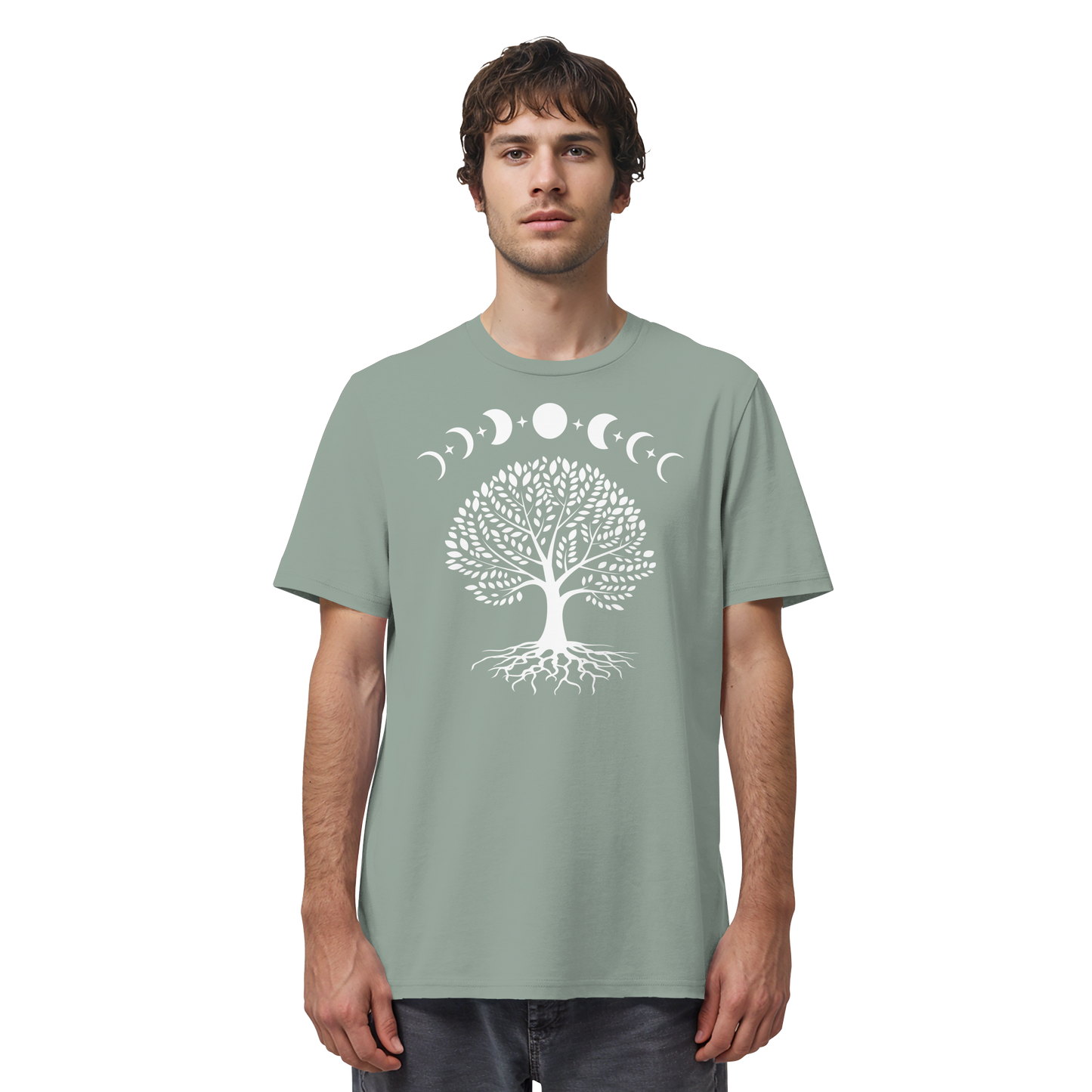 Mondphasen Lebensbaum - Organic Shirt