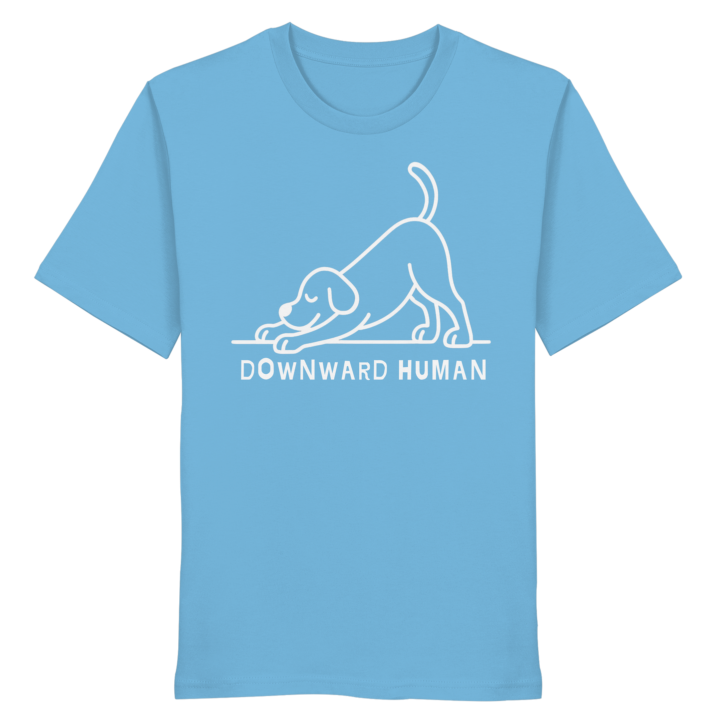 Downward Human Yoga Dog - Organic Shirt