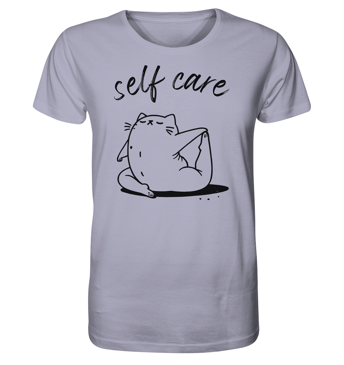 Selfcare Yoga Katze - Organic Shirt
