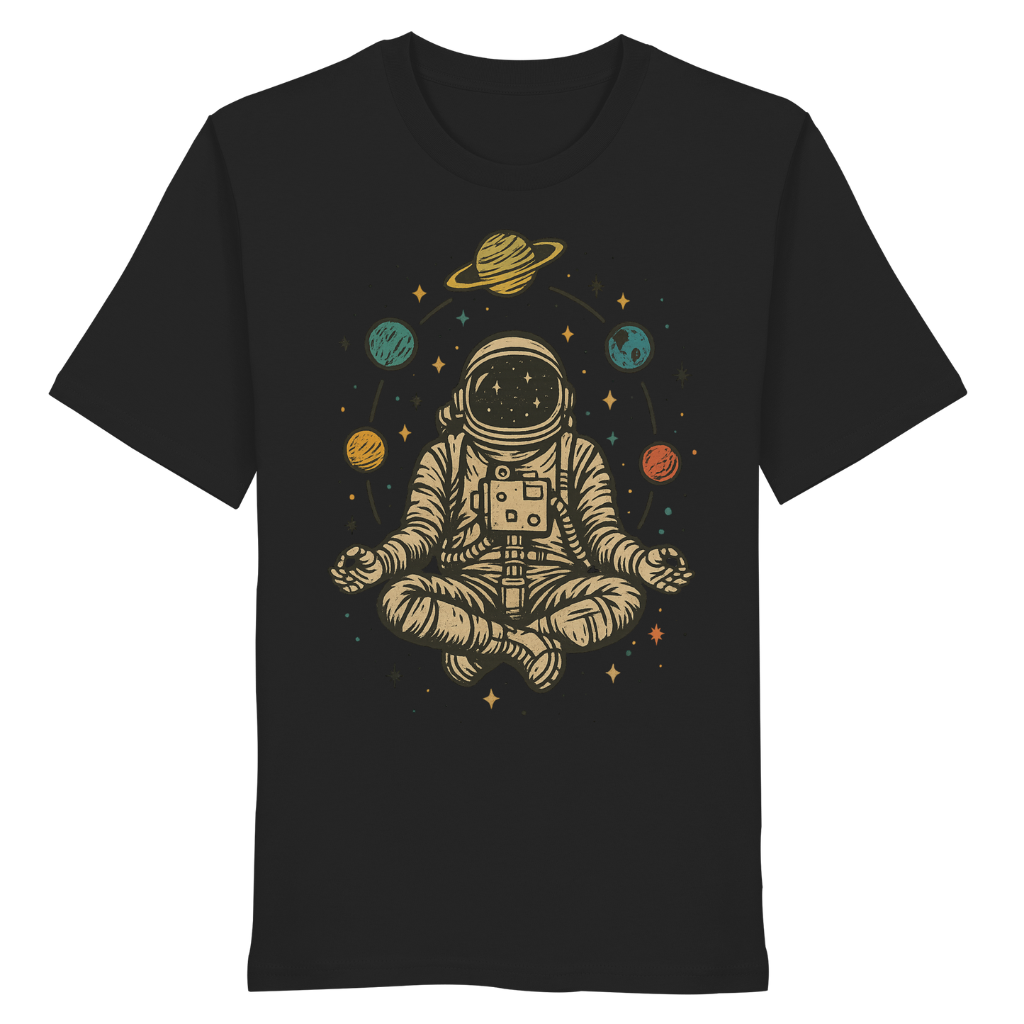 Meditierender Astronaut Zen - Organic Shirt