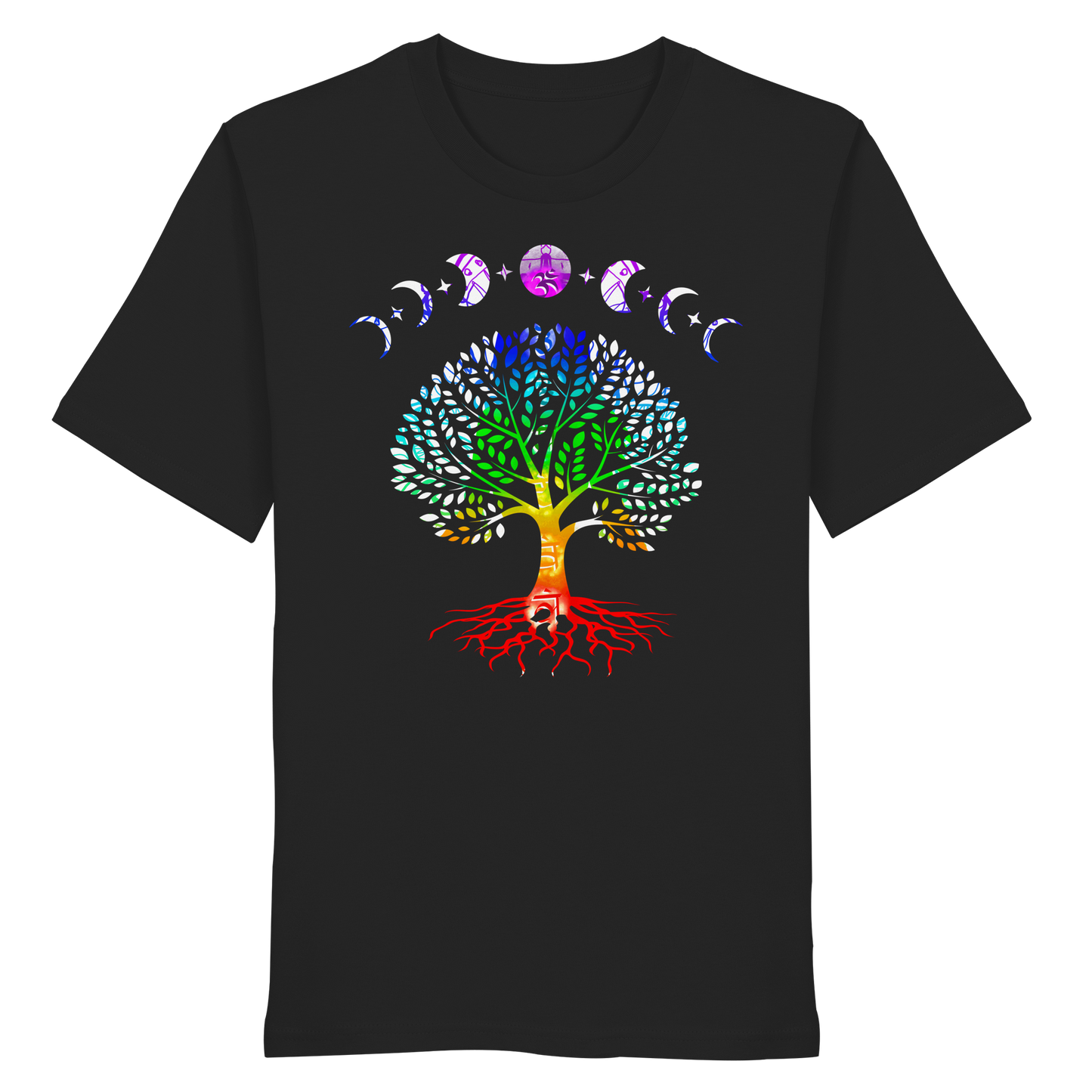Lebensbaum + Mondphasen - Organic Shirt
