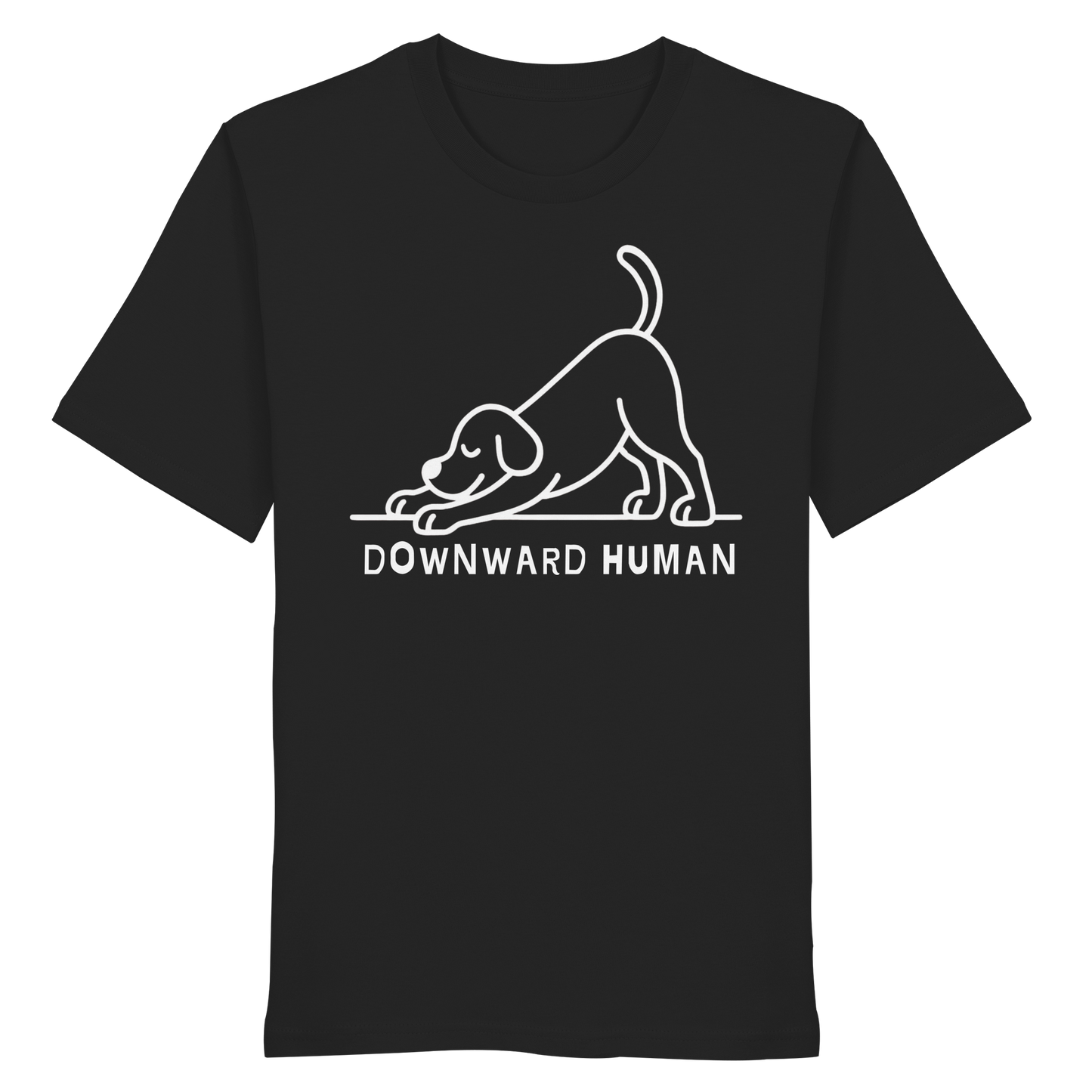 Downward Human Yoga Dog - Organic Shirt