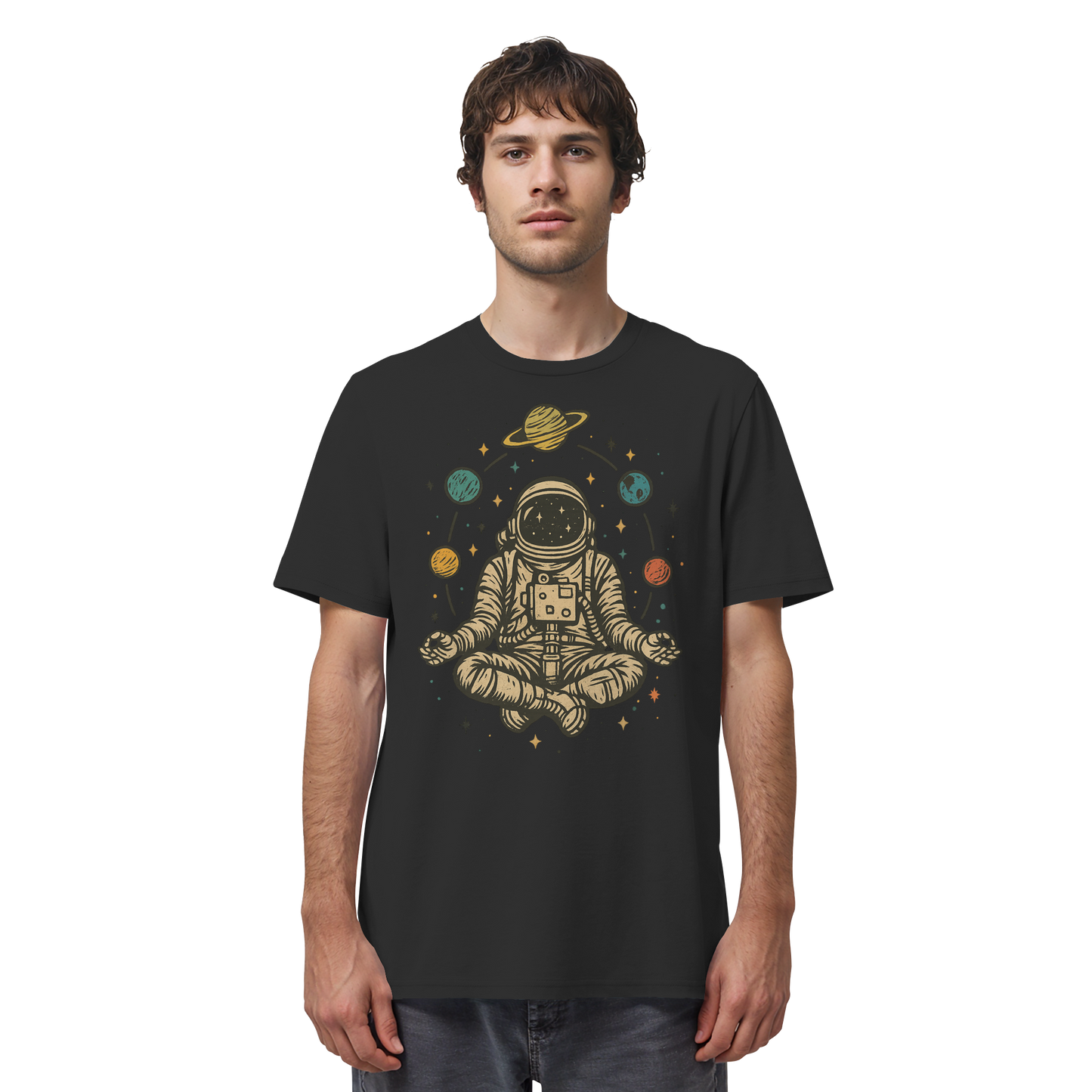 Meditierender Astronaut Zen - Organic Shirt