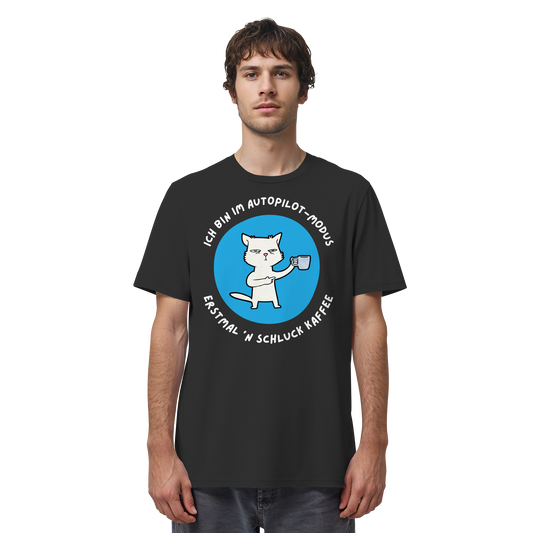 Kaffee Katze - Organic Shirt