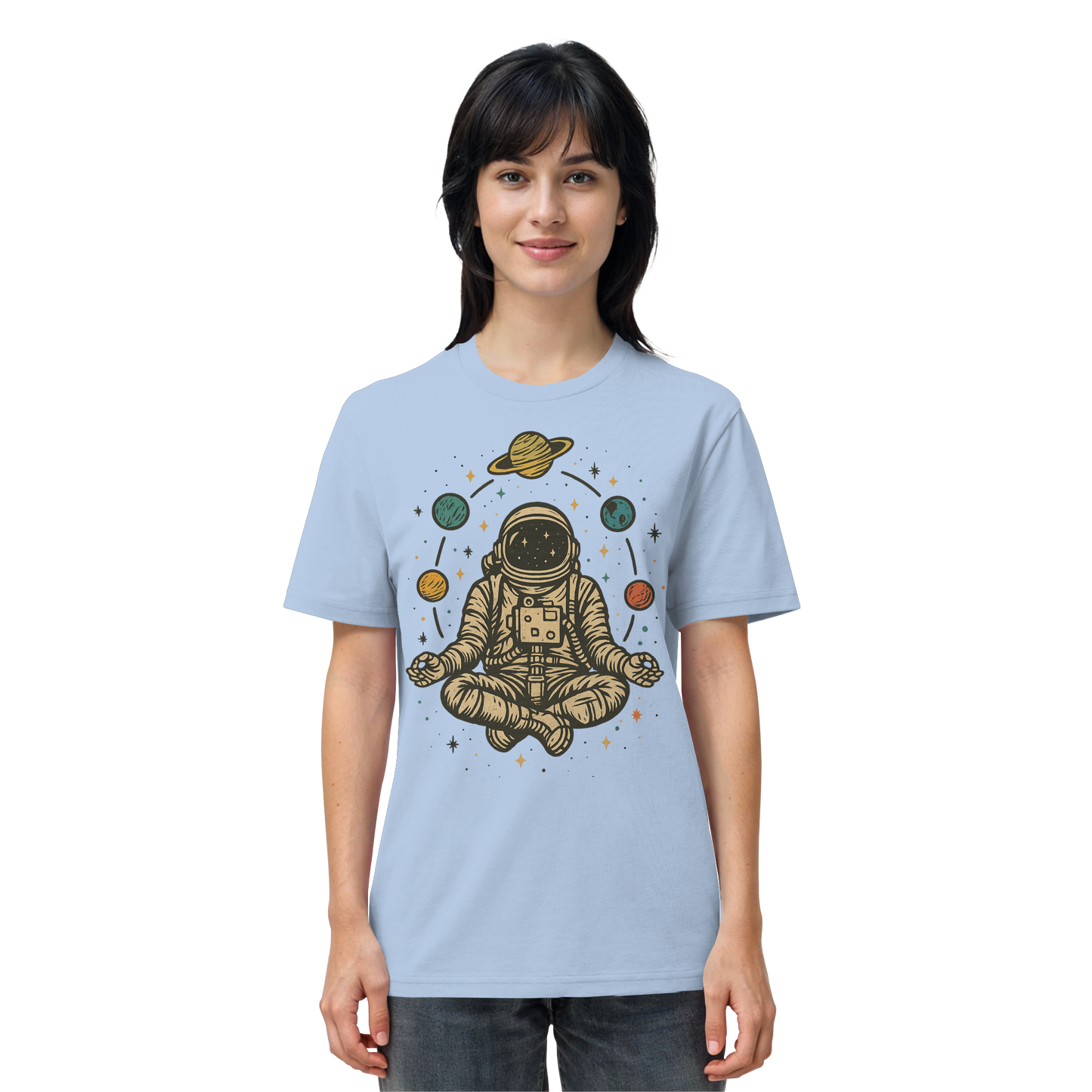 Meditierender Astronaut Zen - Organic Shirt