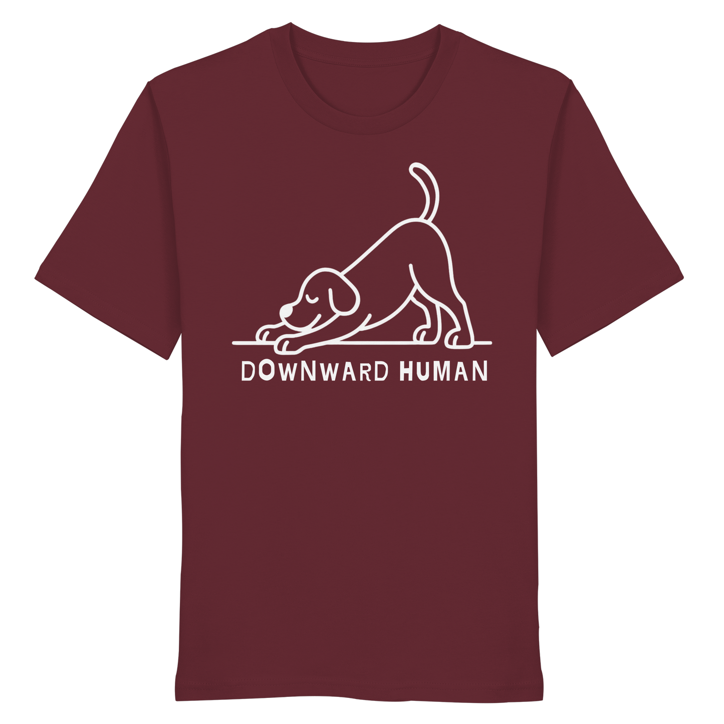 Downward Human Yoga Dog - Organic Shirt