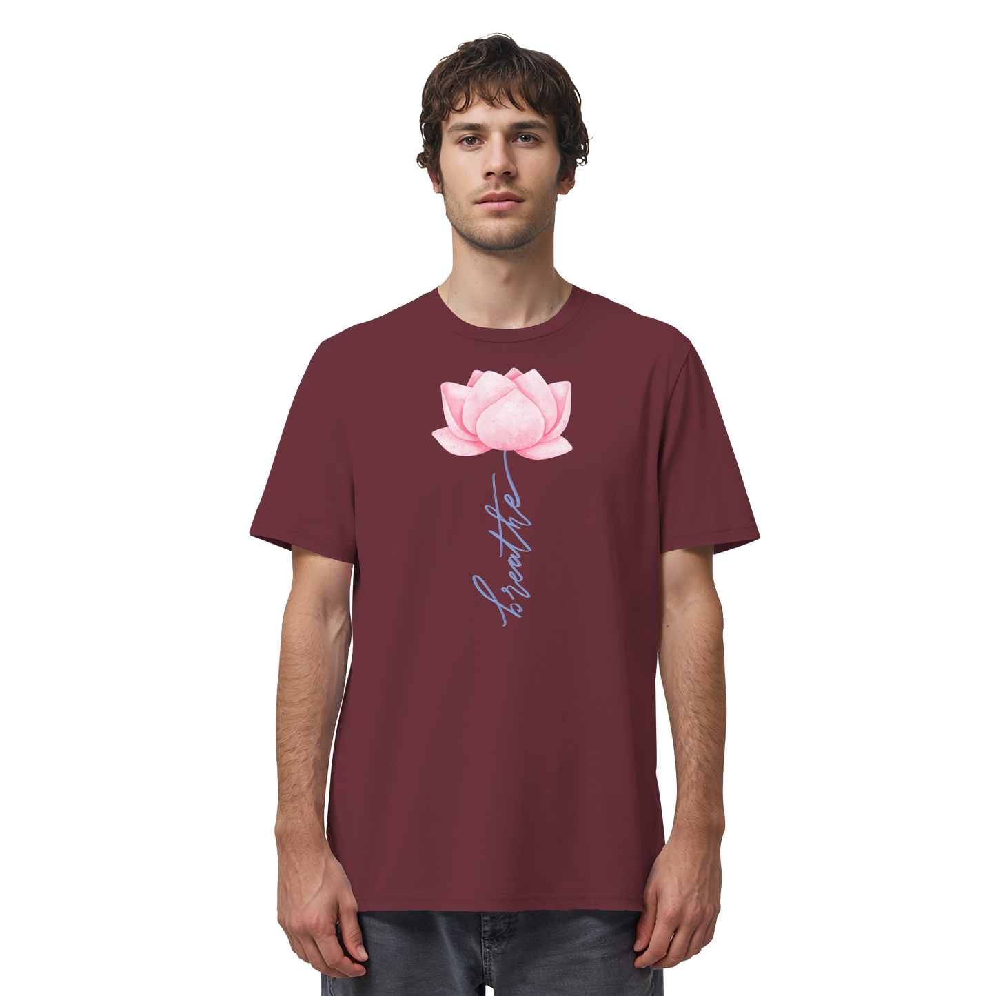 Breathe Lotus Flower - Organic Shirt