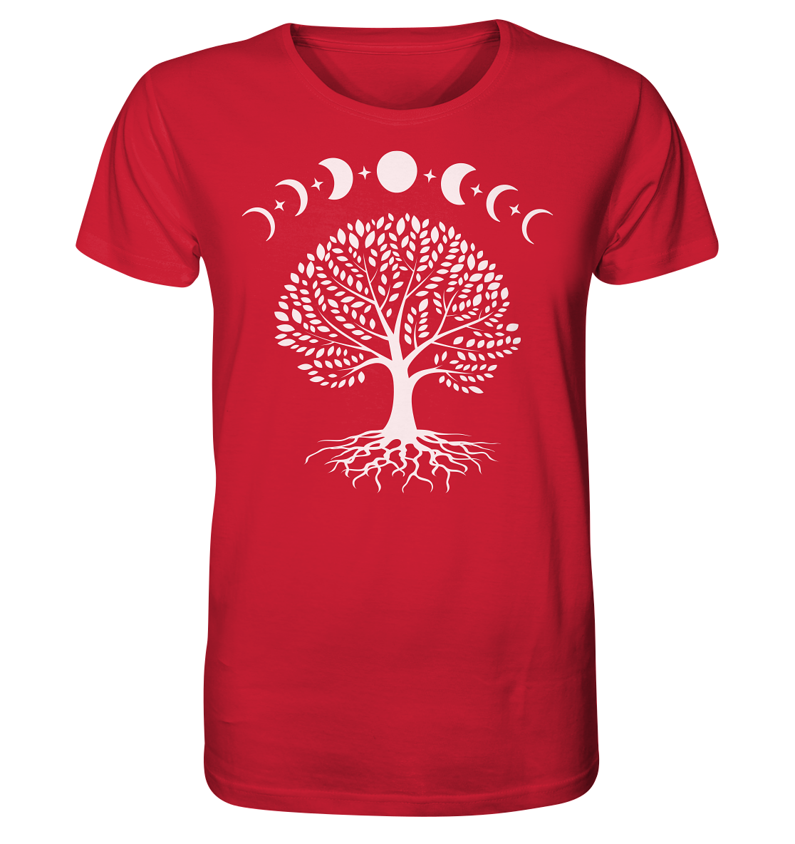 Mondphasen Lebensbaum - Organic Shirt