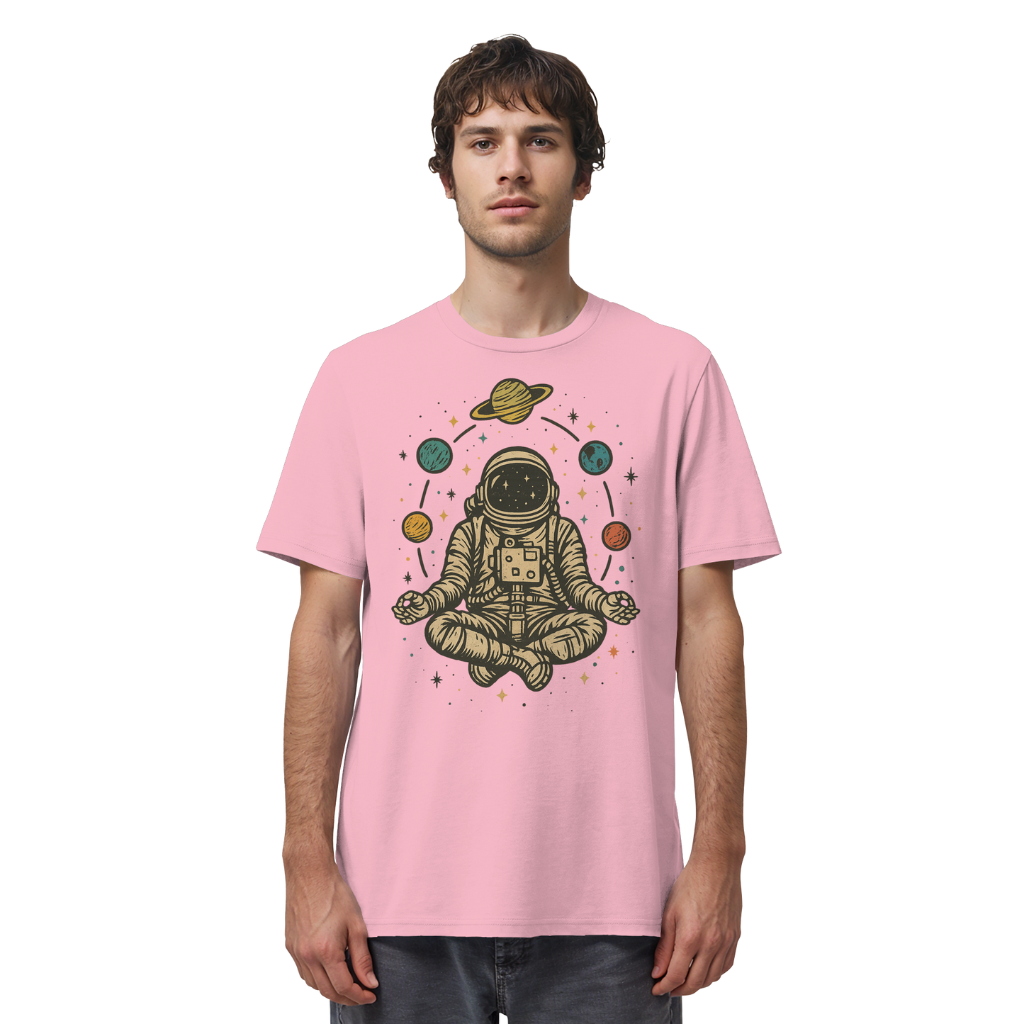 Meditierender Astronaut Zen - Organic Shirt