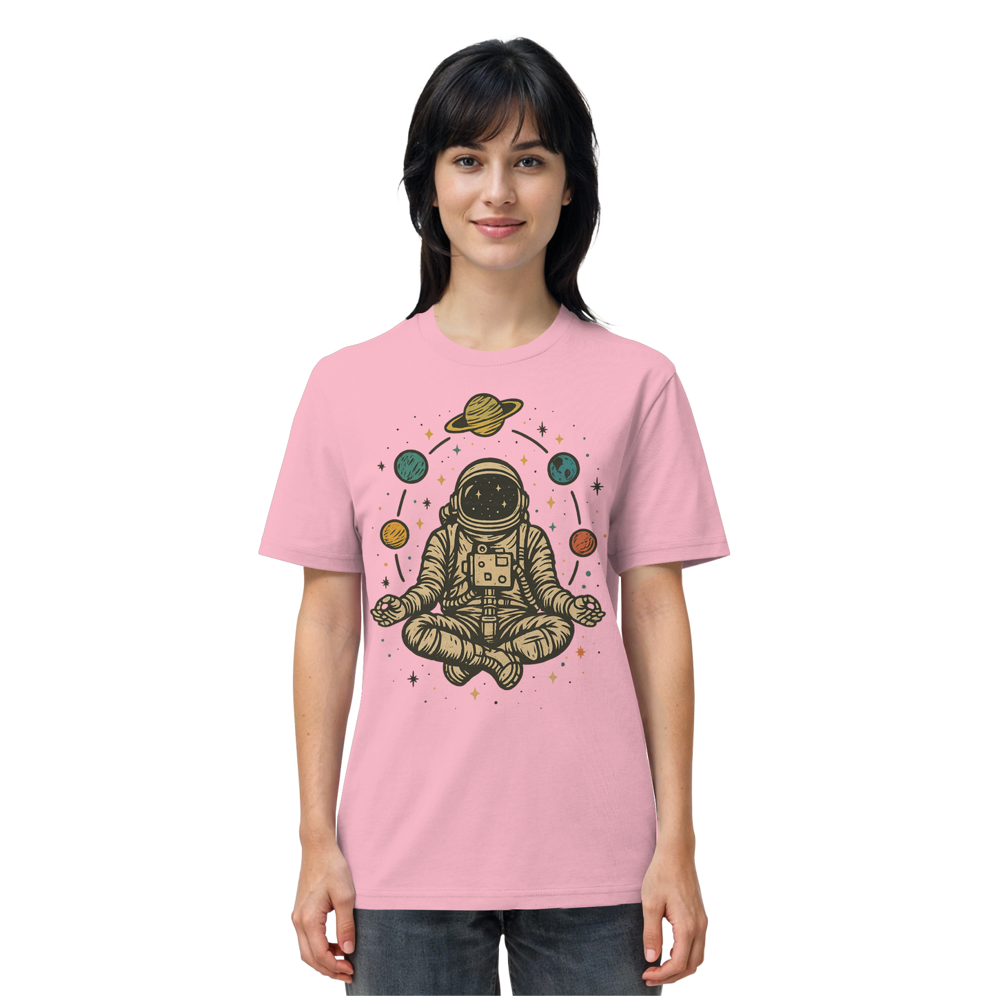 Meditierender Astronaut Zen - Organic Shirt