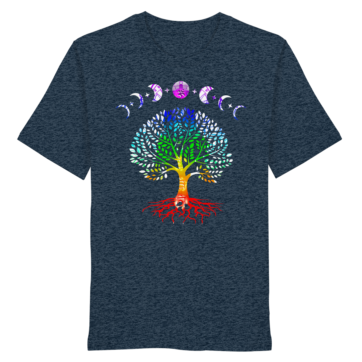 Lebensbaum + Mondphasen - Organic Shirt