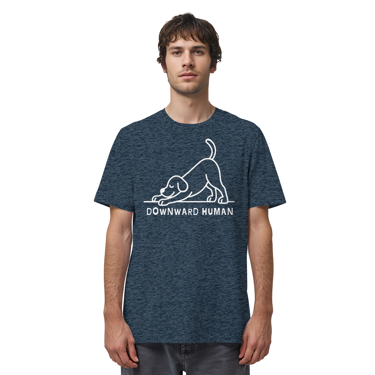 Downward Human Yoga Dog - Organic Shirt