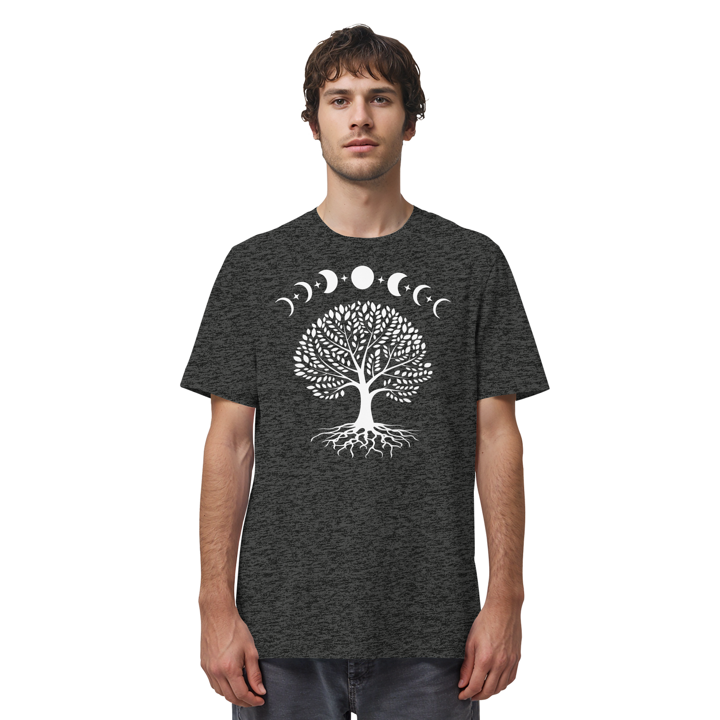 Mondphasen Lebensbaum - Organic Shirt