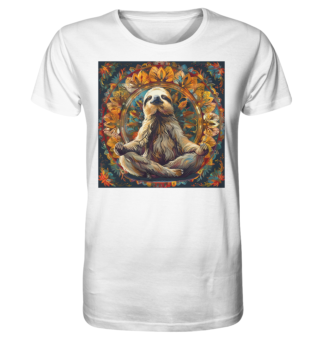 Meditierendes Faultier - Organic Shirt