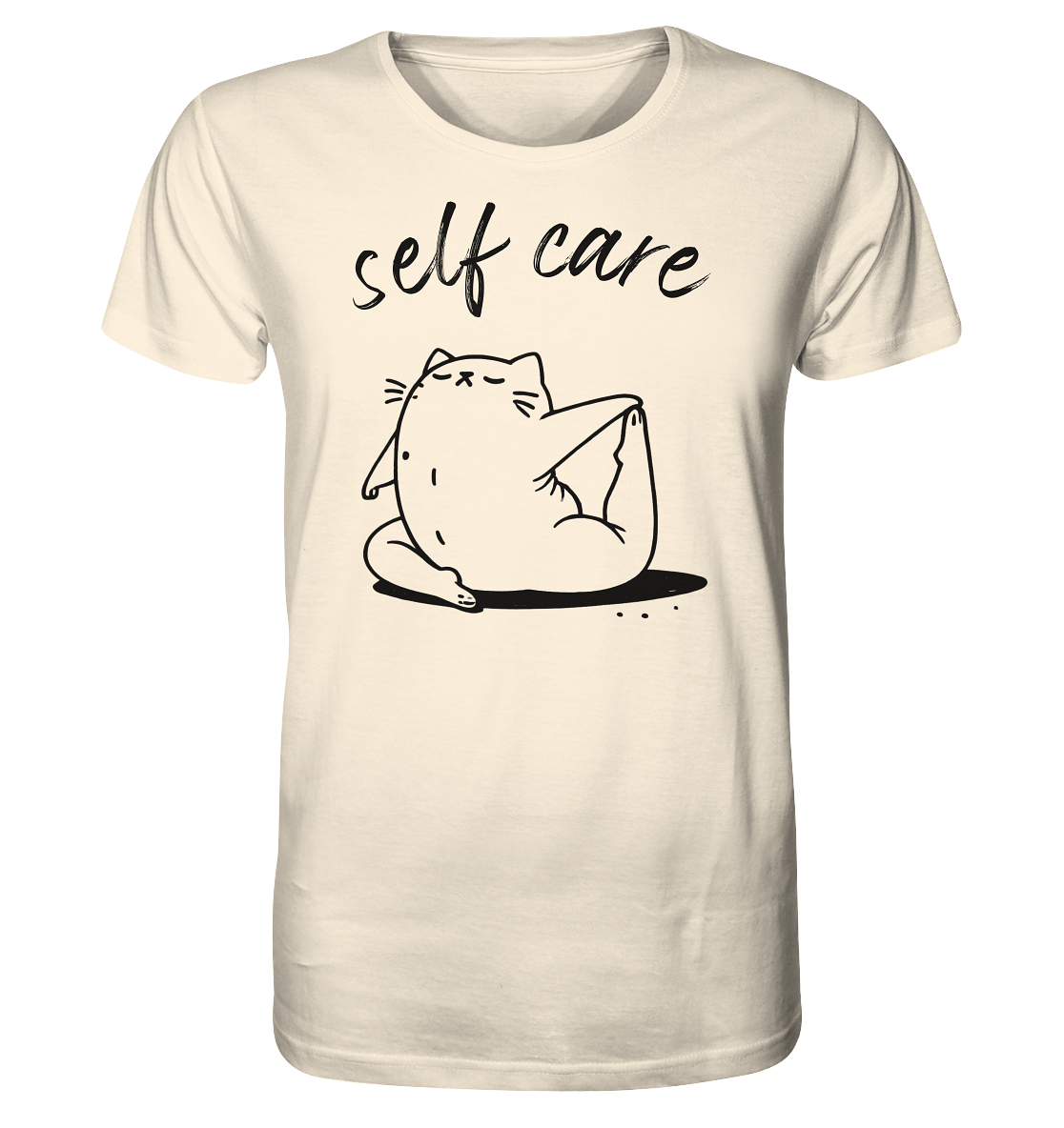 Selfcare Yoga Katze - Organic Shirt