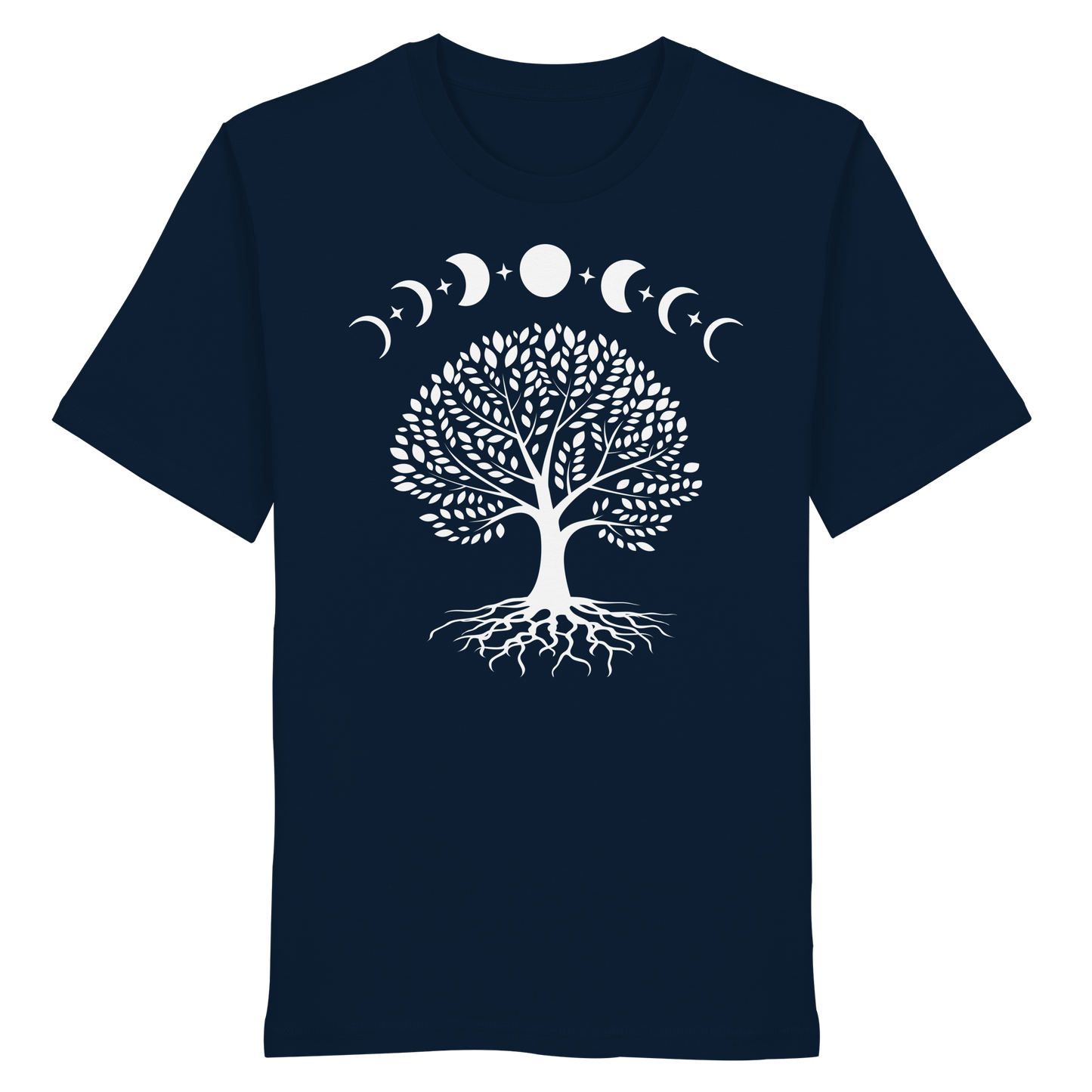 Mondphasen Lebensbaum - Organic Shirt