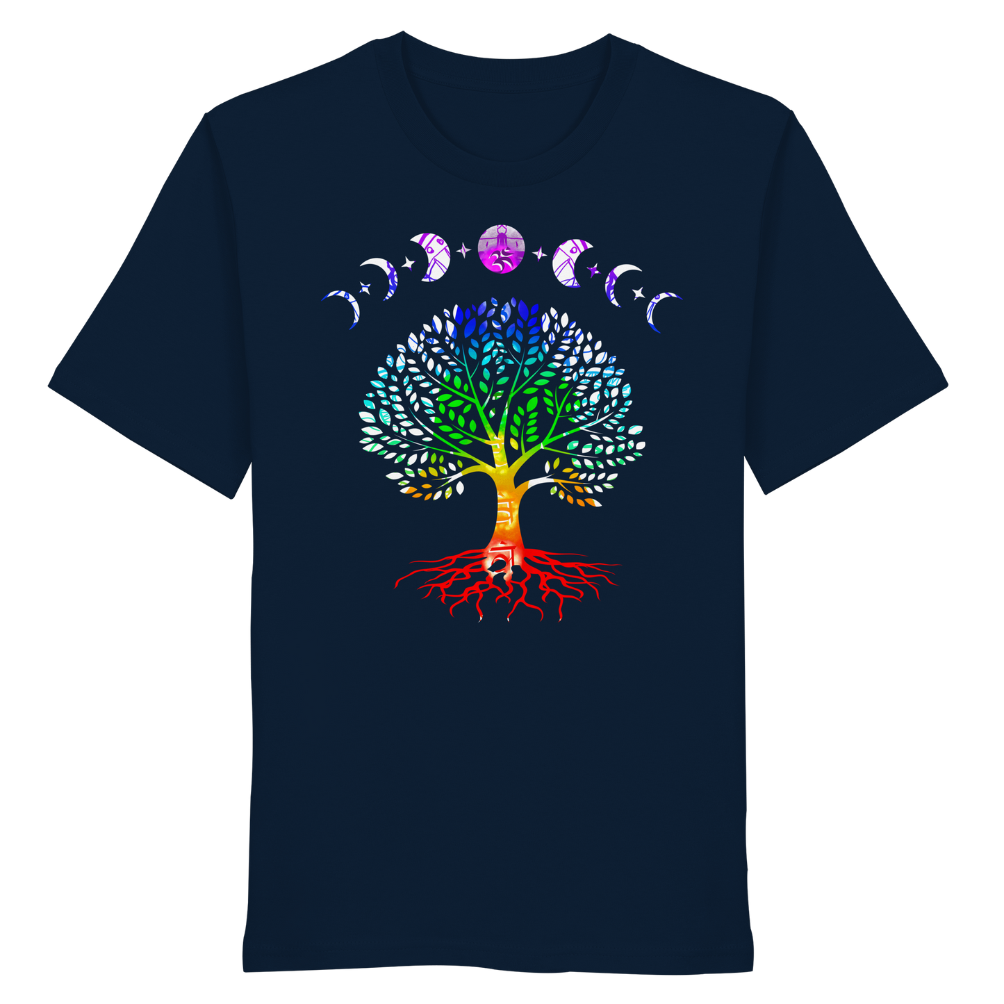 Lebensbaum + Mondphasen - Organic Shirt