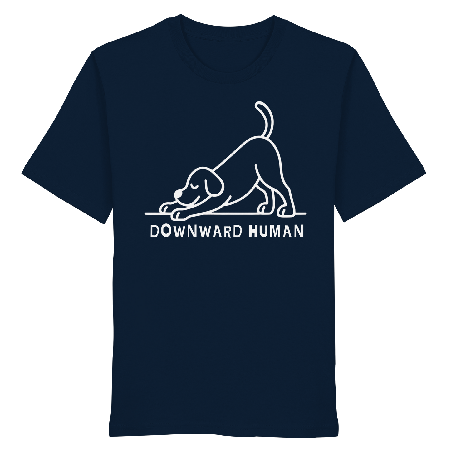Downward Human Yoga Dog - Organic Shirt