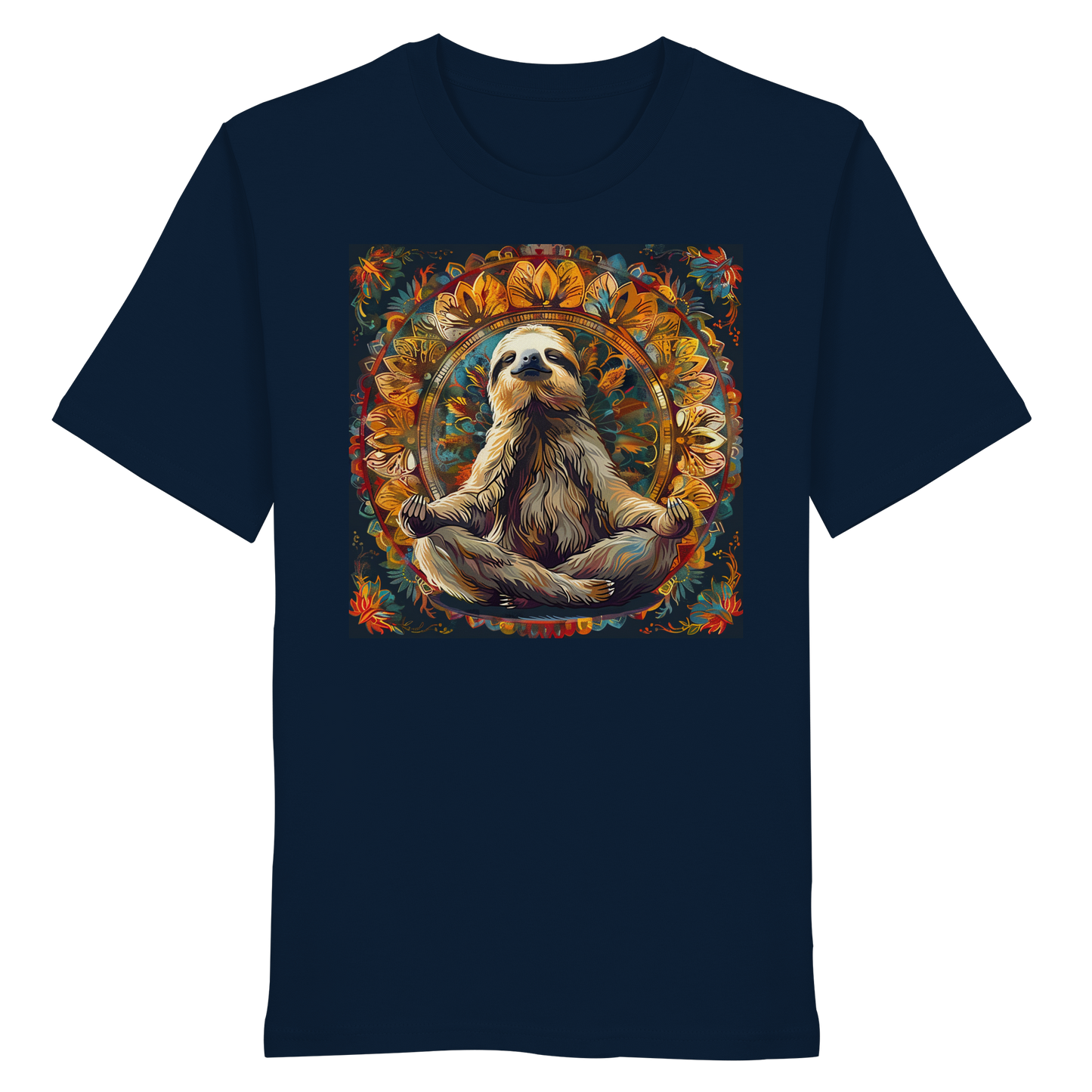 Meditierendes Faultier - Organic Shirt