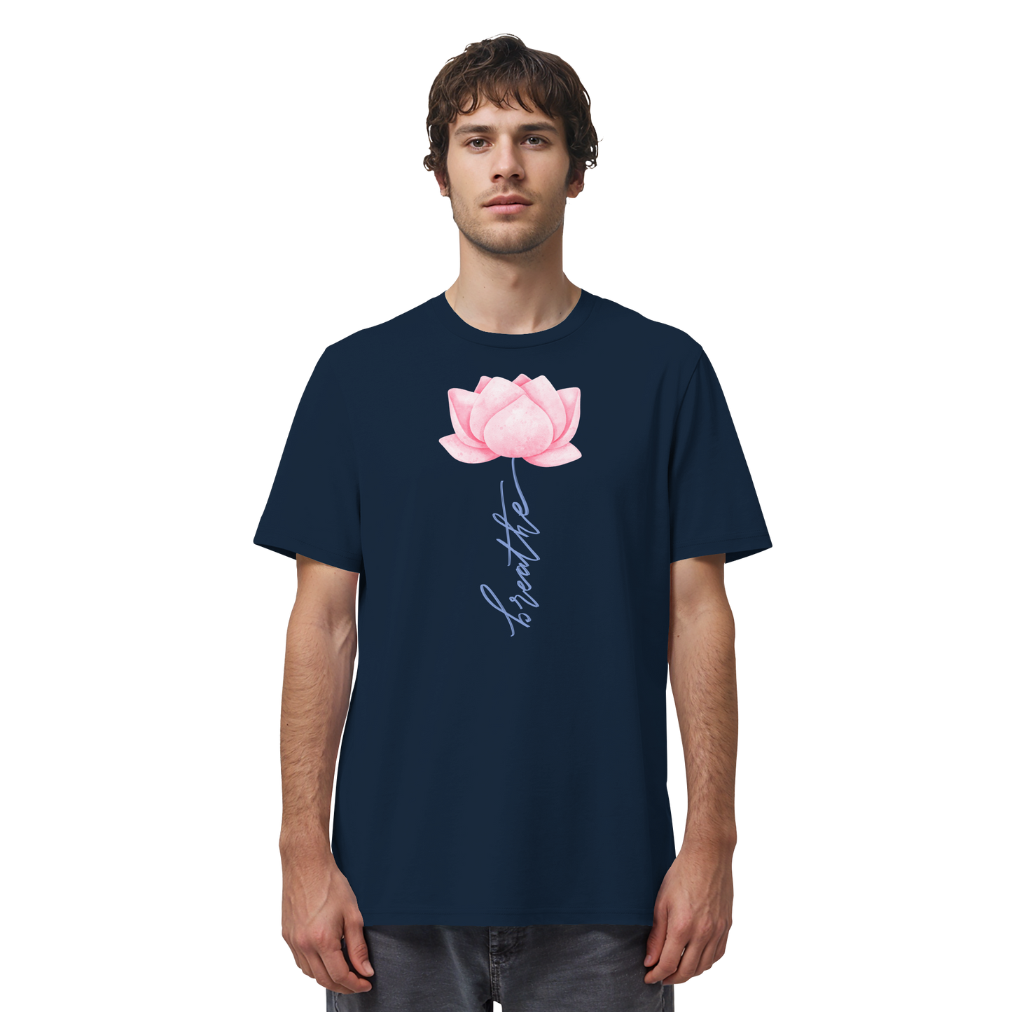 Breathe Lotus Flower - Organic Shirt