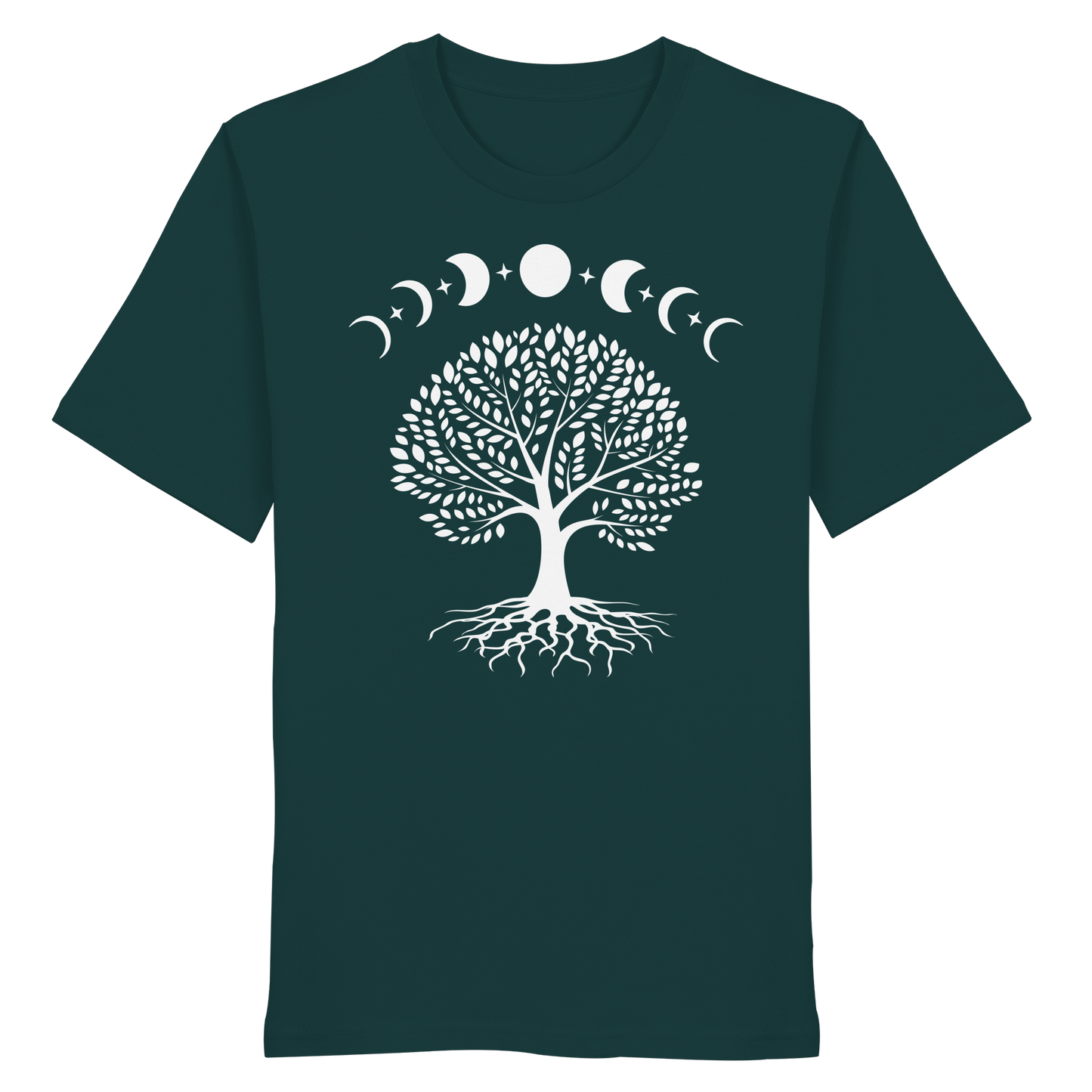 Mondphasen Lebensbaum - Organic Shirt
