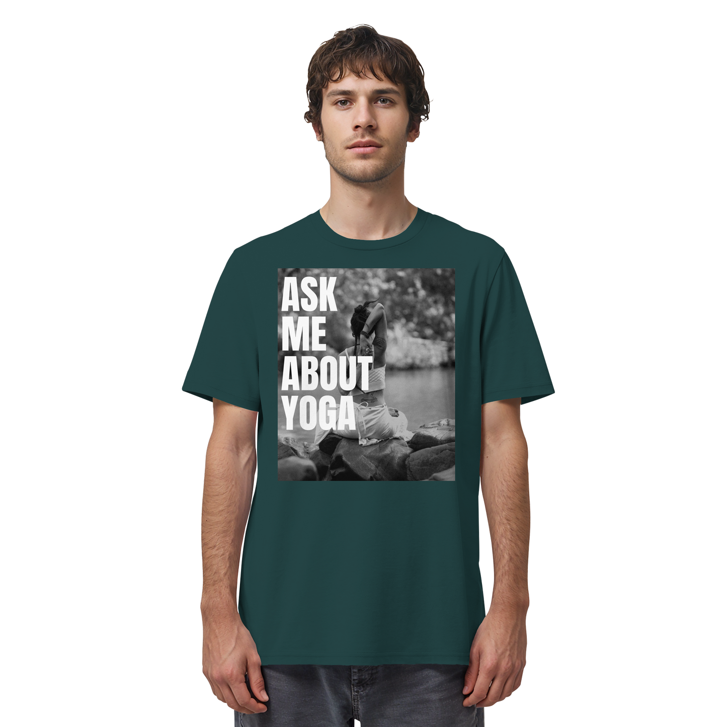 Ask Me About Yoga - Organic Shirt