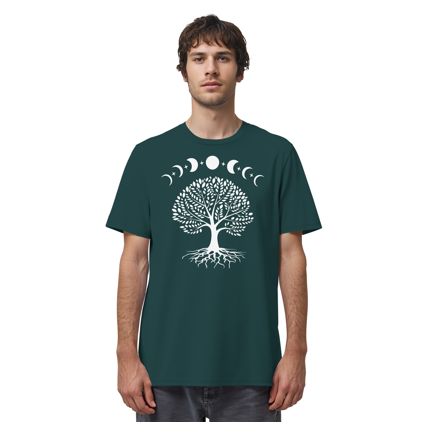 Mondphasen Lebensbaum - Organic Shirt