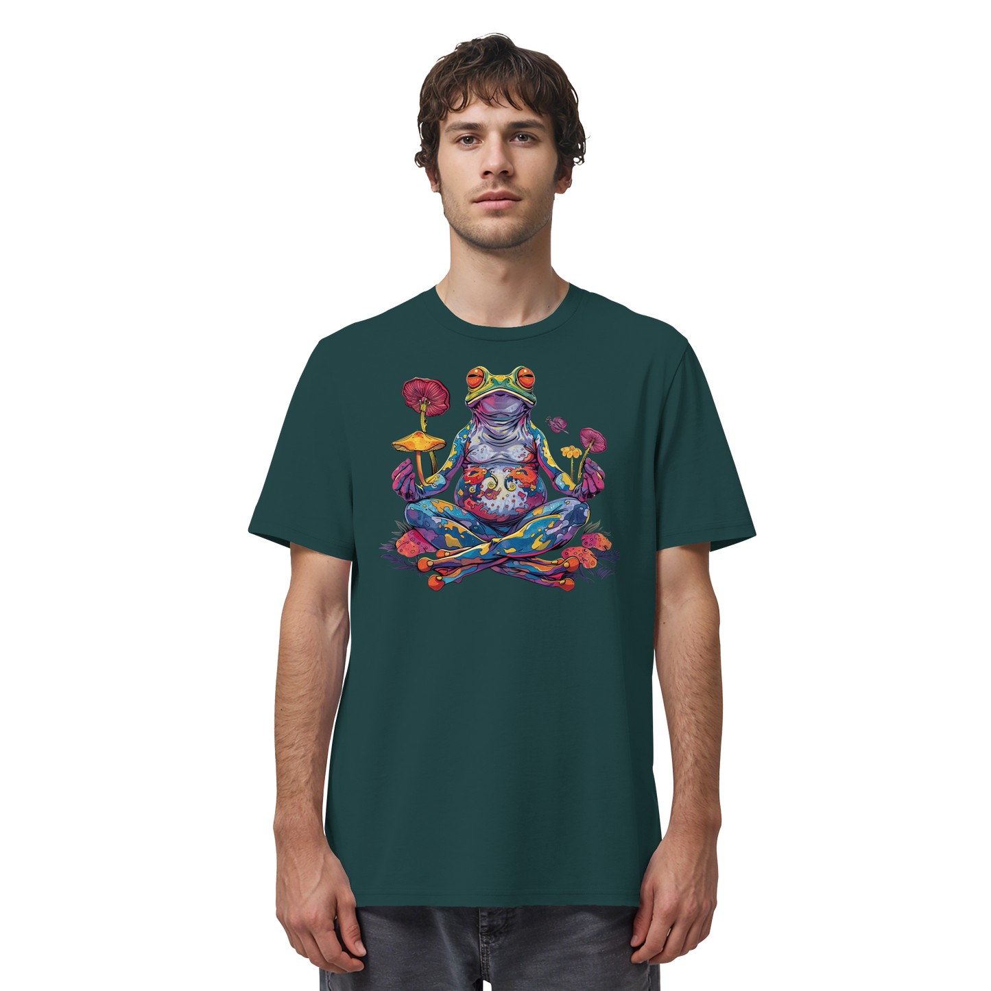 Spiritueller Frosch - Organic Shirt