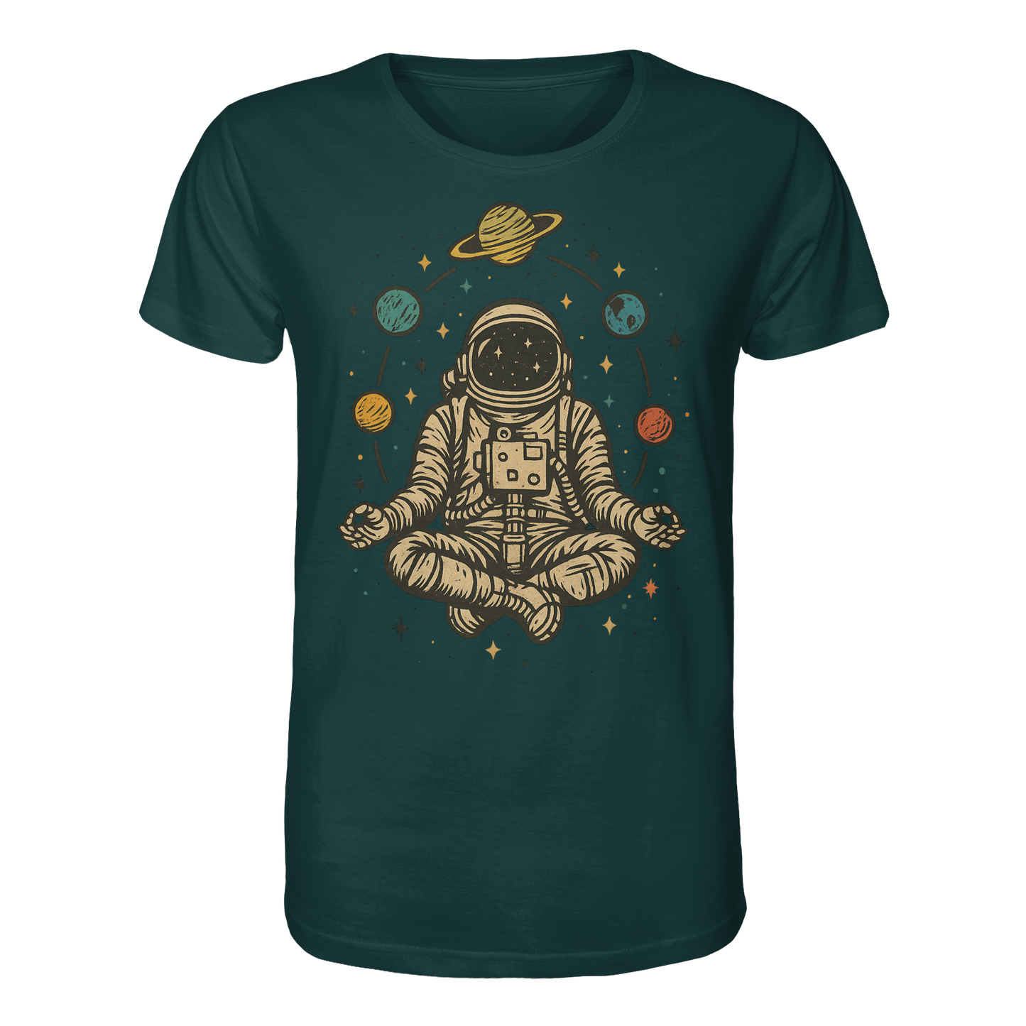 Meditierender Astronaut Zen - Organic Shirt