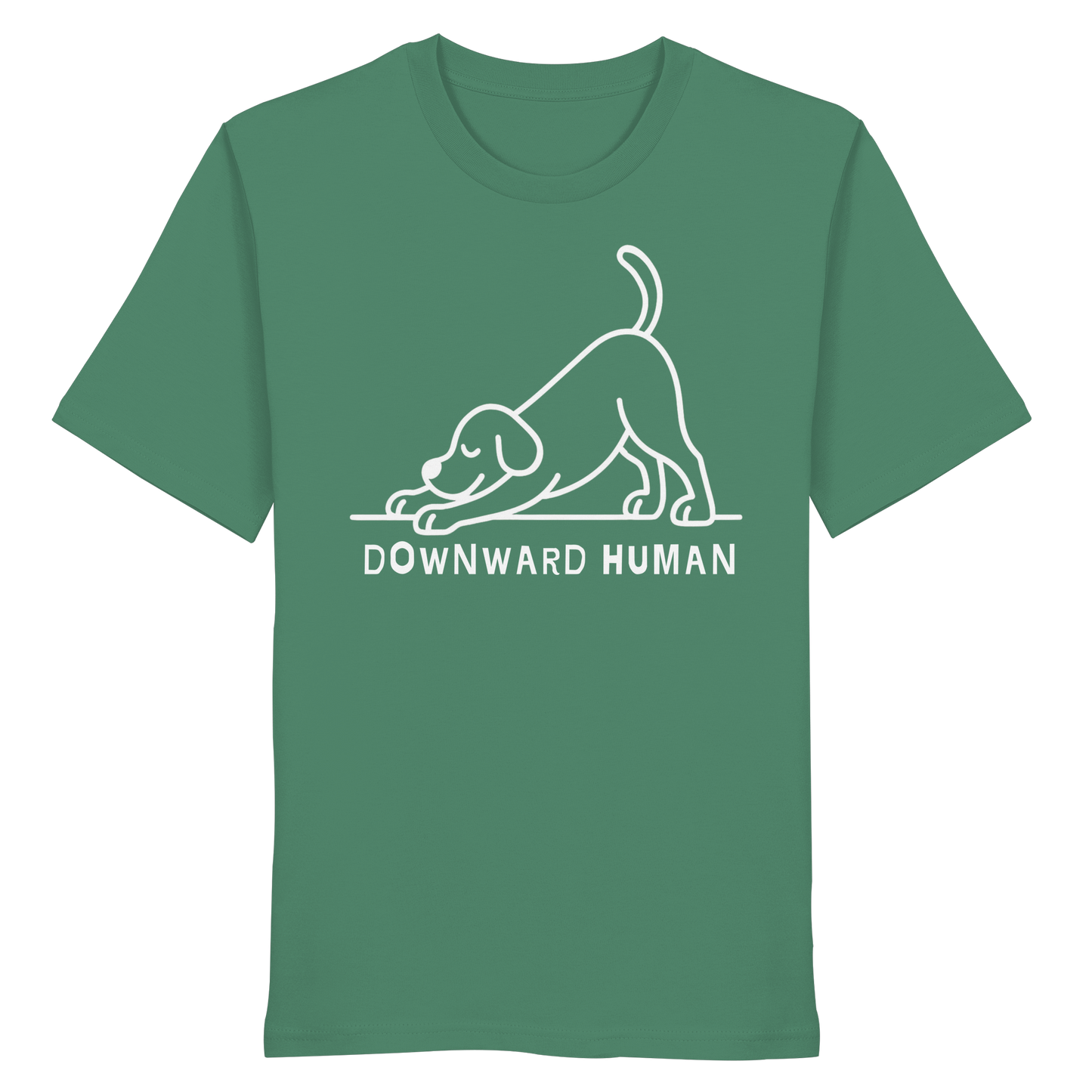 Downward Human Yoga Dog - Organic Shirt