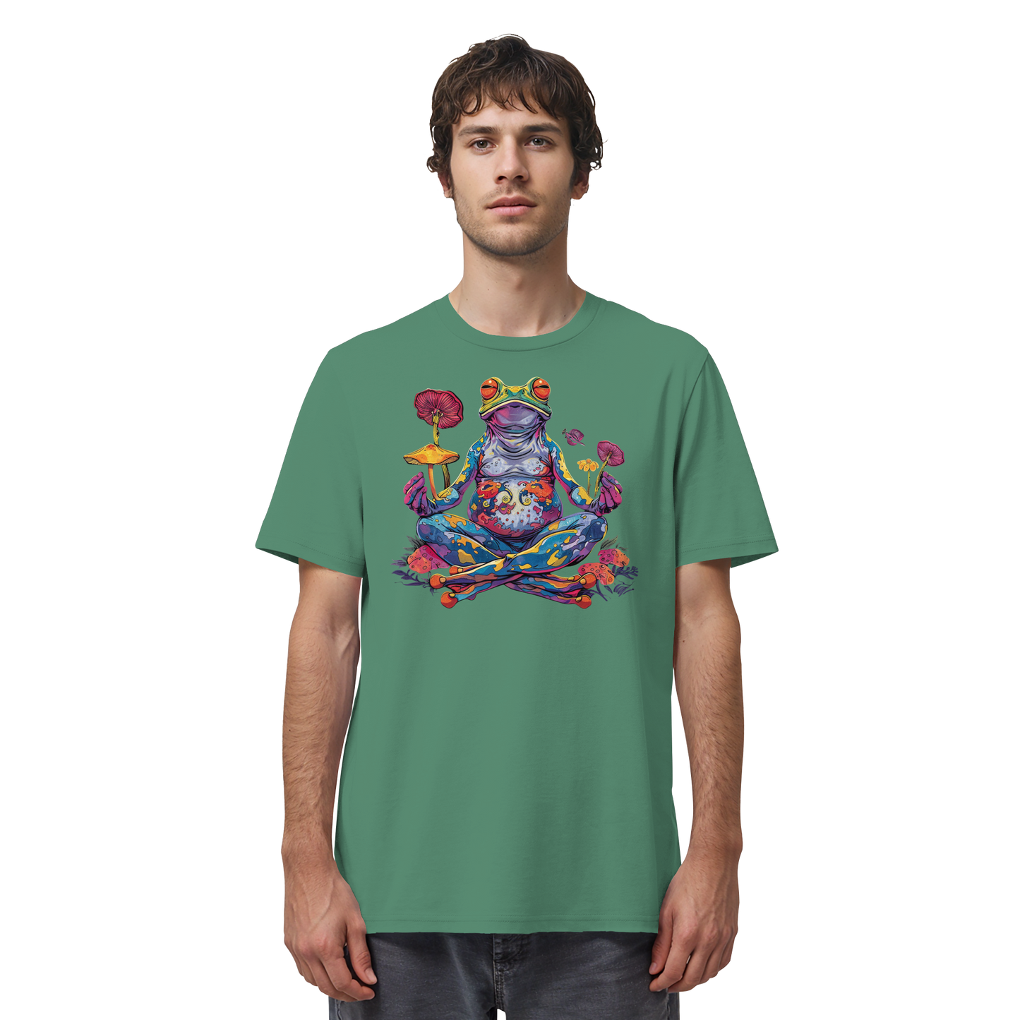 Spiritueller Frosch - Organic Shirt